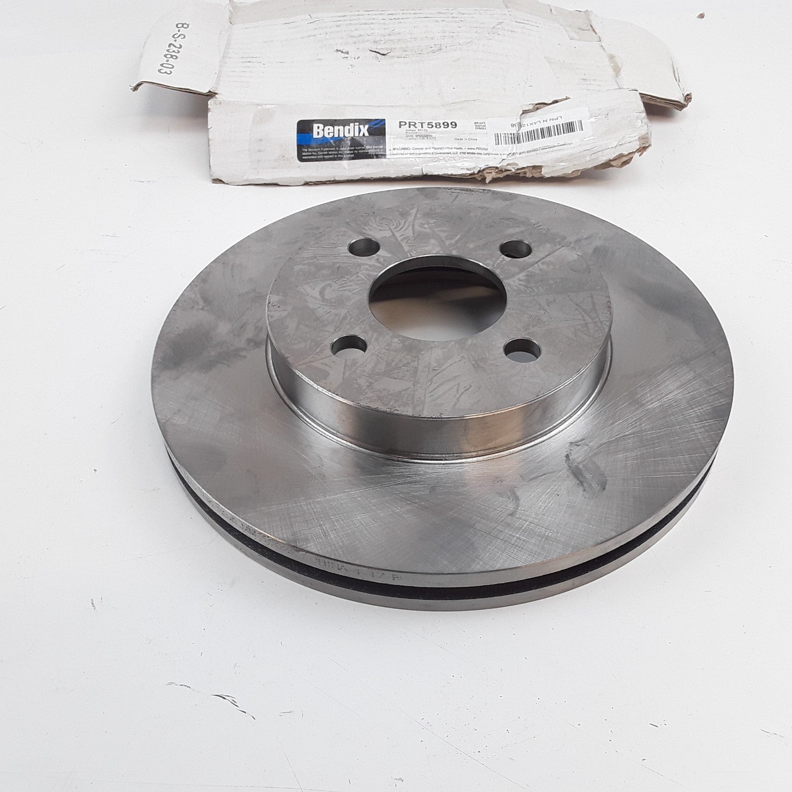 Bendix PRT5899 Front Disc Brake Rotor Fits Pontiac G5 Chevrolet Cobalt 2008-2010