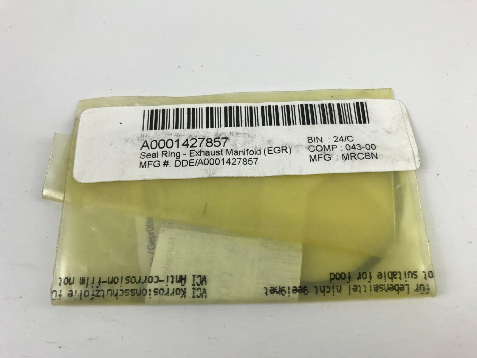 GENUINE Mercedes-Benz SEAL RING A0001427857 DDE-A0001427857 FAST SHIPPING - HotCarParts