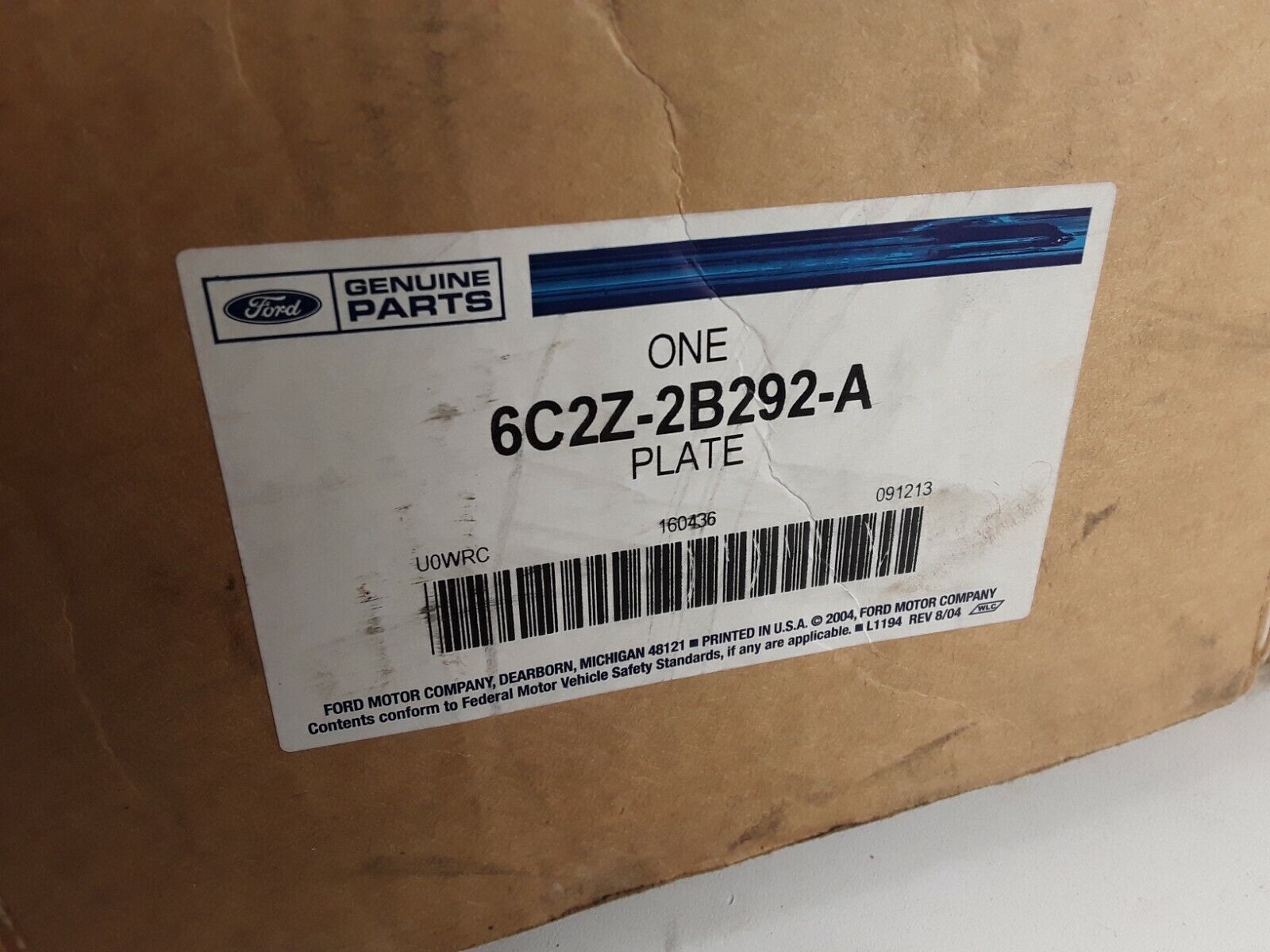 Ford Brake Rear Caliper Anchor Plate 1988-1997 F 450 Super Duty E 350 6C2Z2B292A - HotCarParts