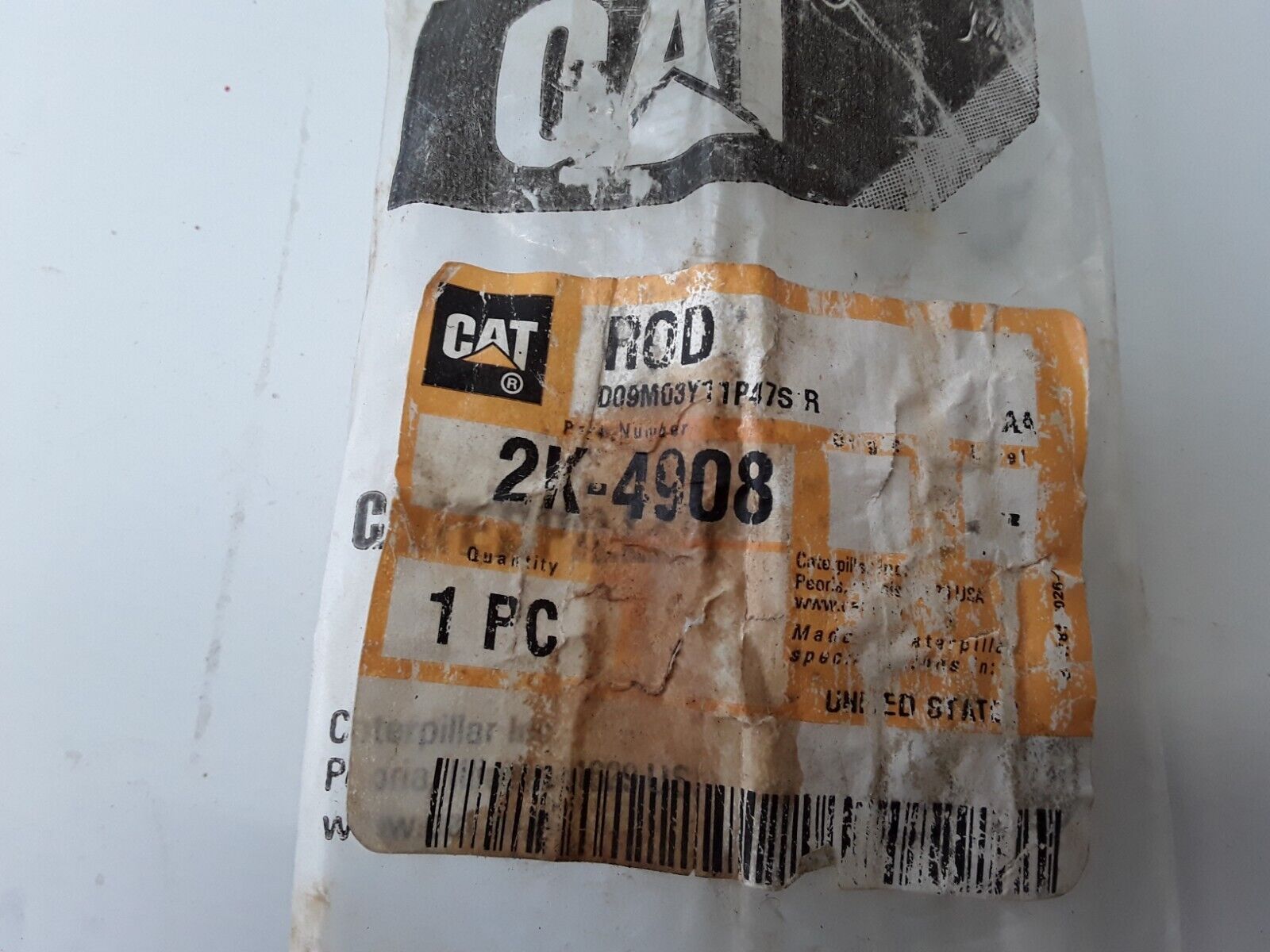 Cat 2K4908 ROD For Caterpillar PIPELAYER 572G, 583H, 583K, 594, 594H Free Shipp - HotCarParts