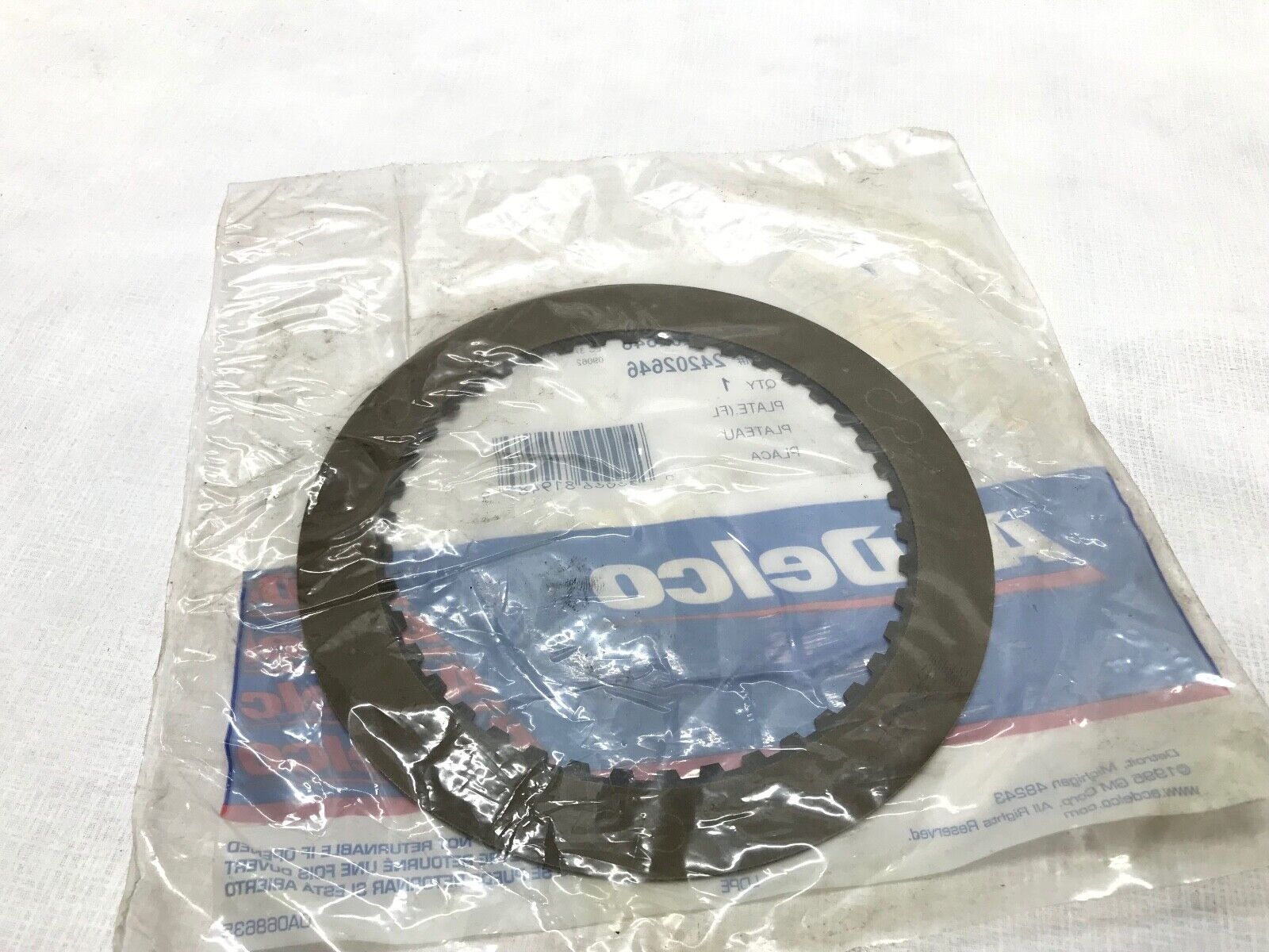 Auto Trans Clutch Plate-Direct Clutch Plate ACDelco GM Original Equipment 1PC. - HotCarParts