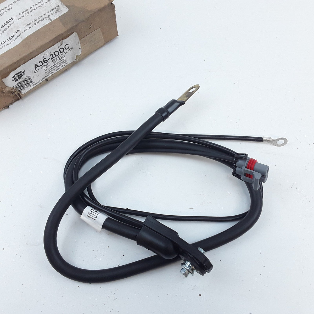Side-Mount Battery Cable 2 Auxiliary Leads 2 GA 36 Inche Long Fits Chevrolet GMC