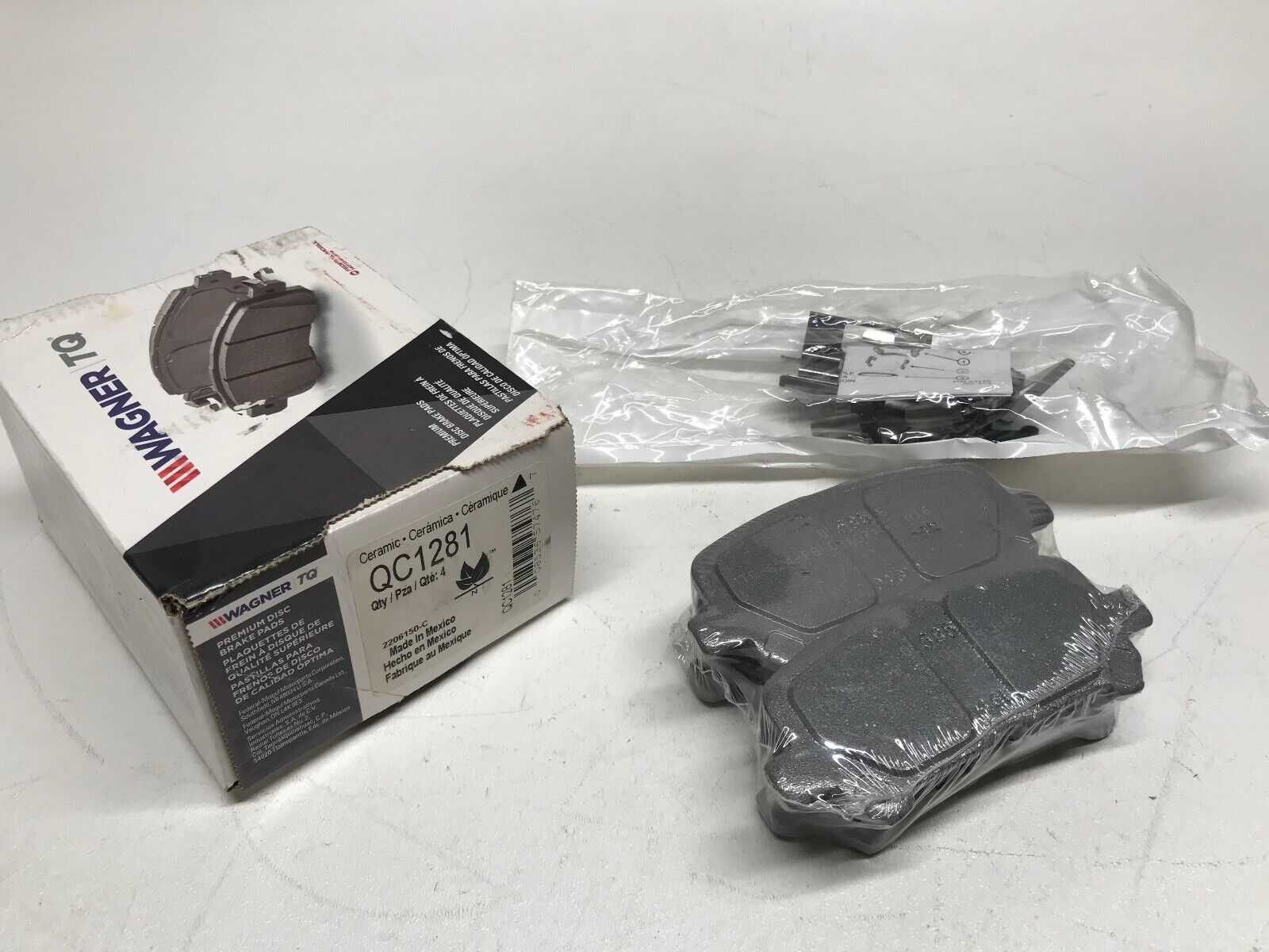 Disc Brake Pad Set-ThermoQuiet Disc Brake Pad Rear Wagner QC1281 for Acura,Honda - HotCarParts