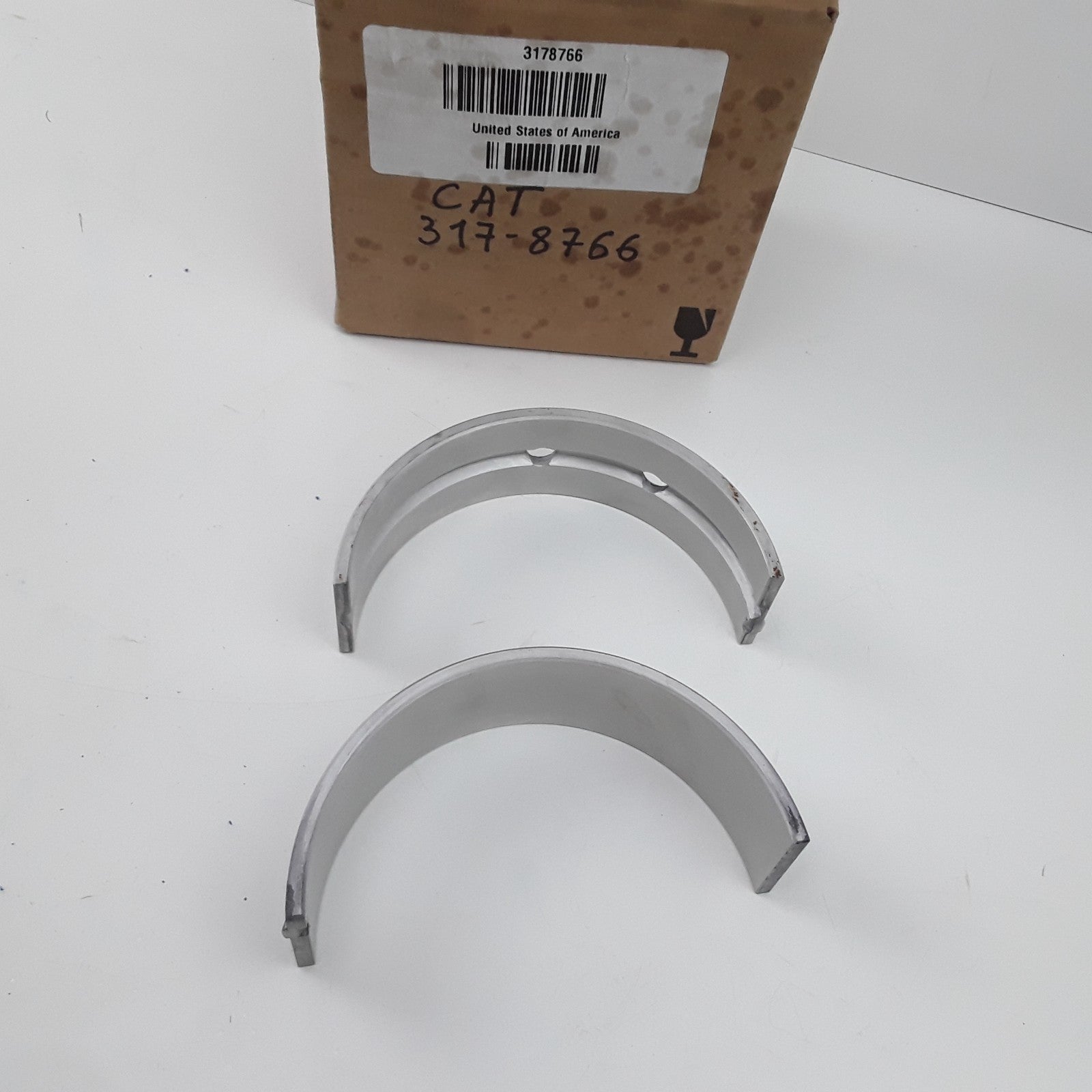 Caterpillar 317-8766 Steel Backed Copper Lead Main Bearing Heavy Duty