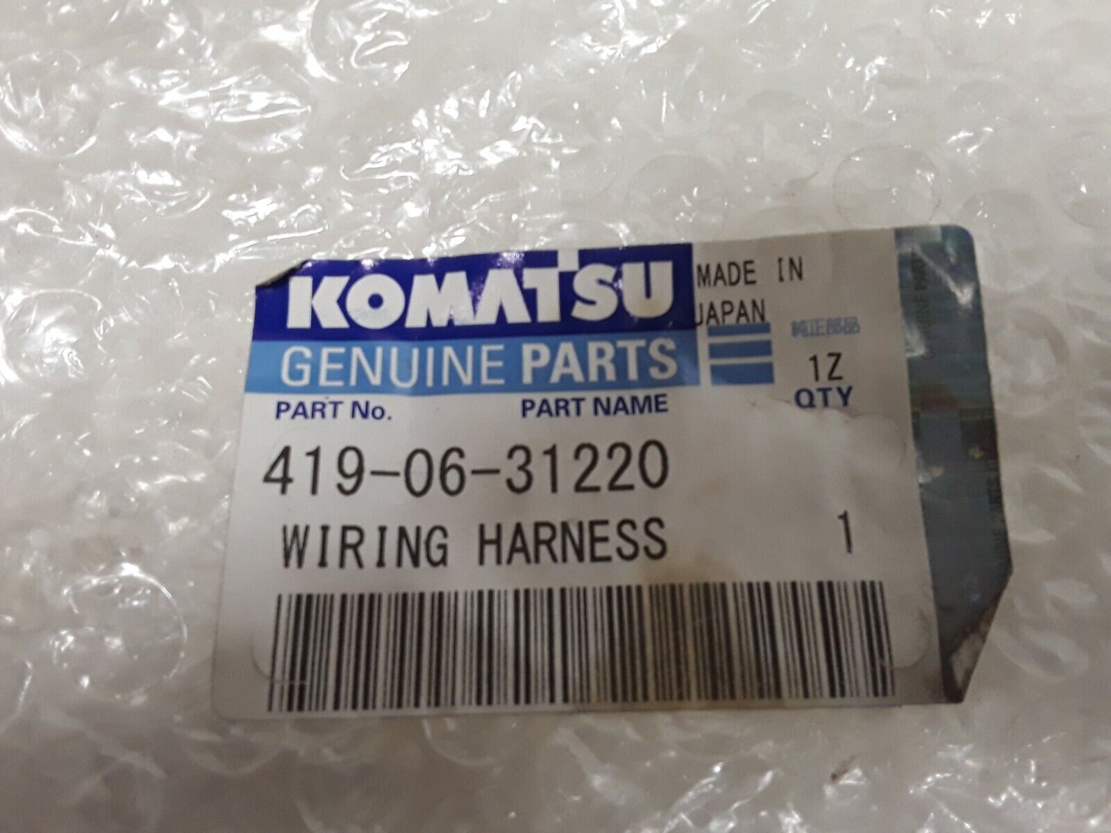 419-06-31220 WIRING HARNESS,4190631220 Komatsu made in Japan FAST FREE SHIPPING - HotCarParts