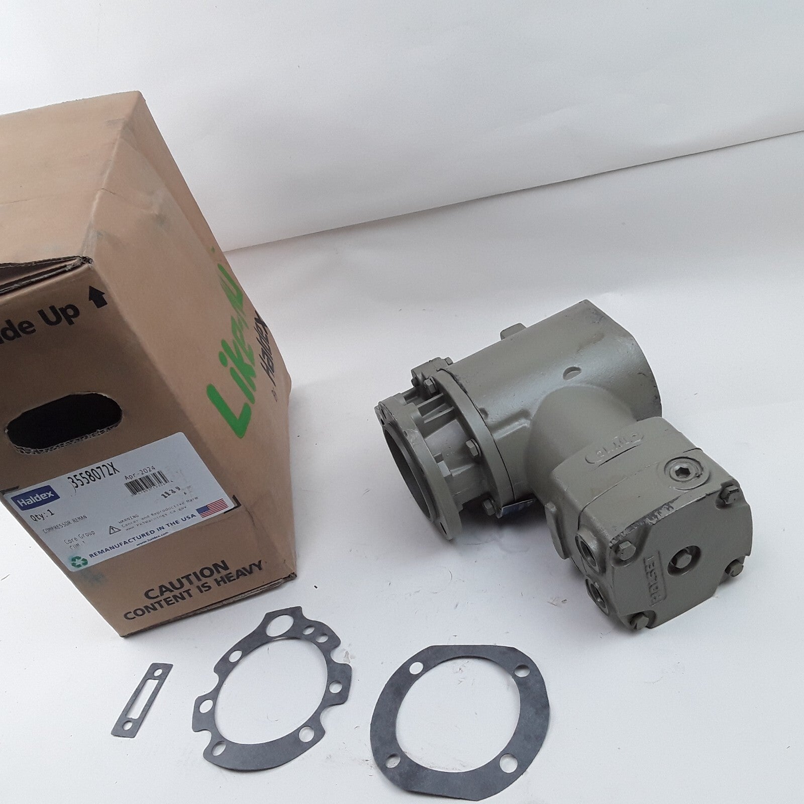 Haldex 3558072X Economy Reman Air Brake Compressor Heavy Duty High Performance