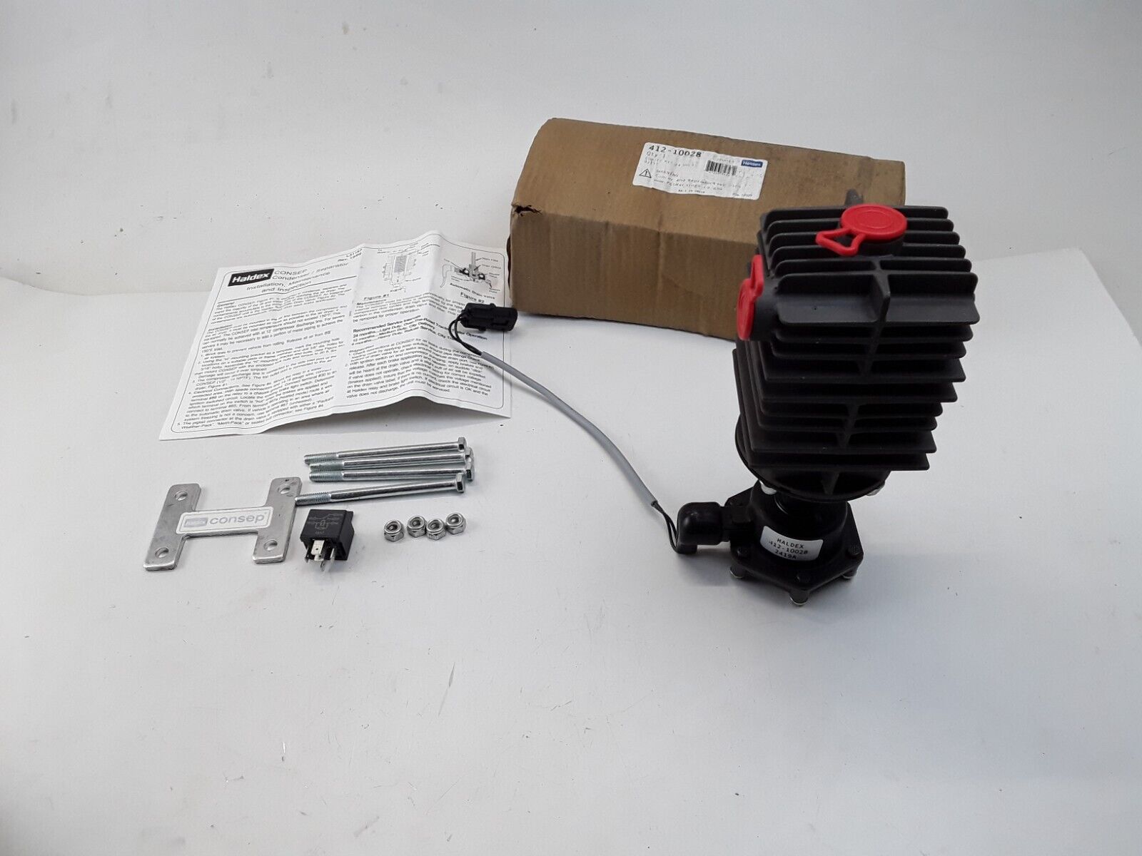 NEW Haldex Condensor Separator 412-10028, 92751, 24 VDC, 2 MPa Free Shipping - HotCarParts