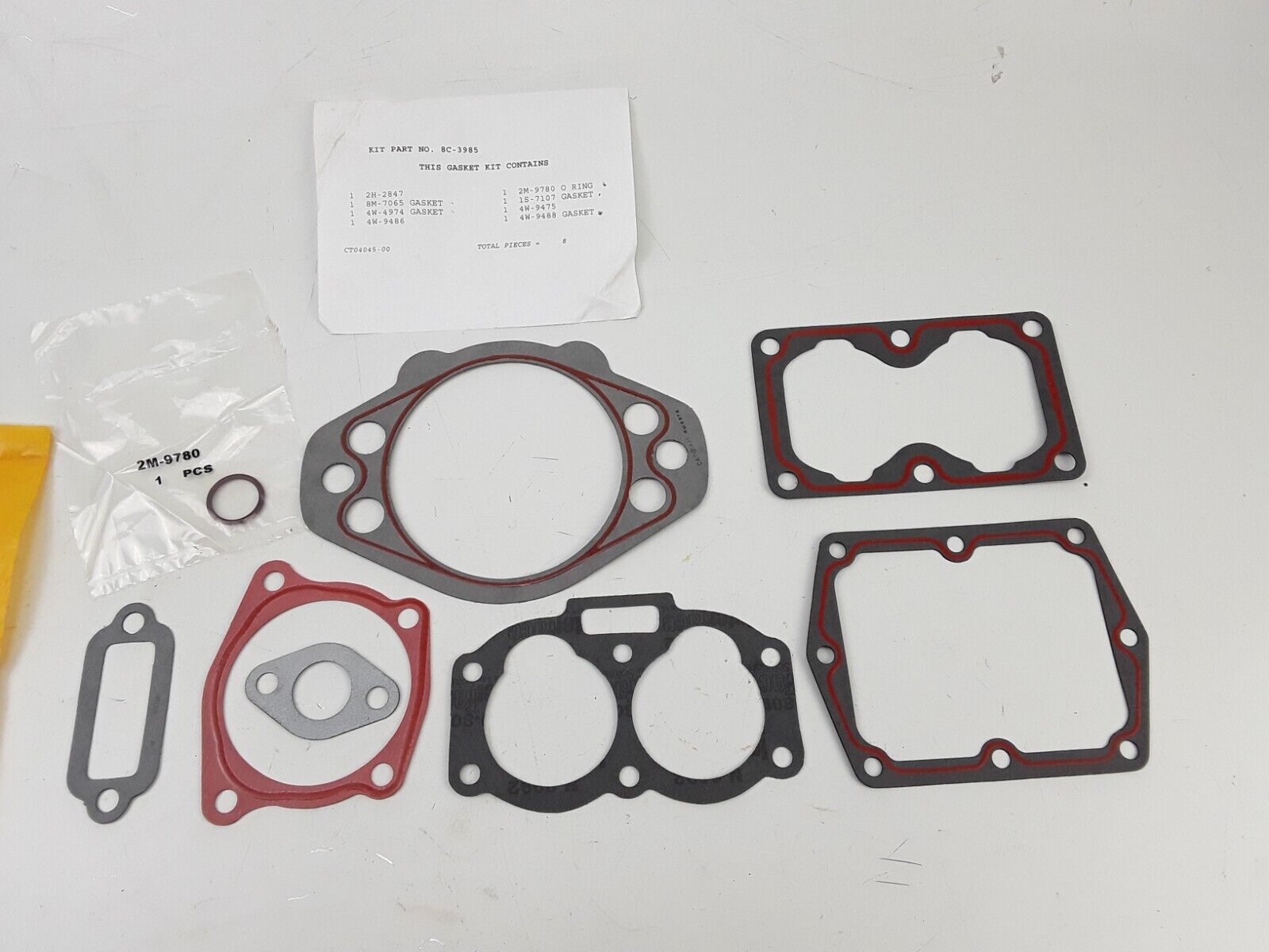 CAT 8C-3985 CATERPILLAR GASKET SET AIR COMPRESSOR 926 926A G916 G926 IT18B IT28B - HotCarParts