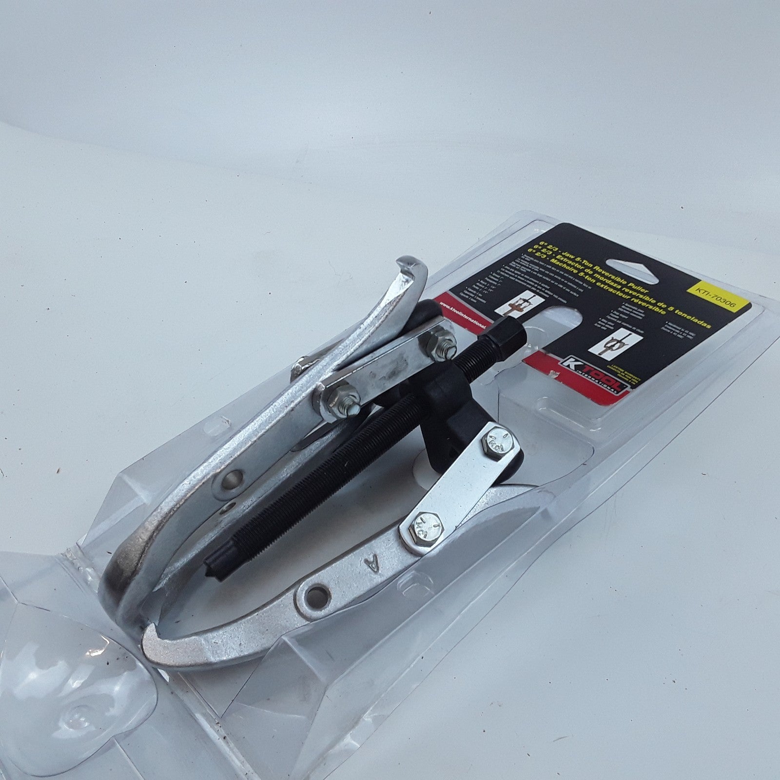 K Tool International Kti-70306 6" Two/three Jaw 5 Ton Reversible Puller