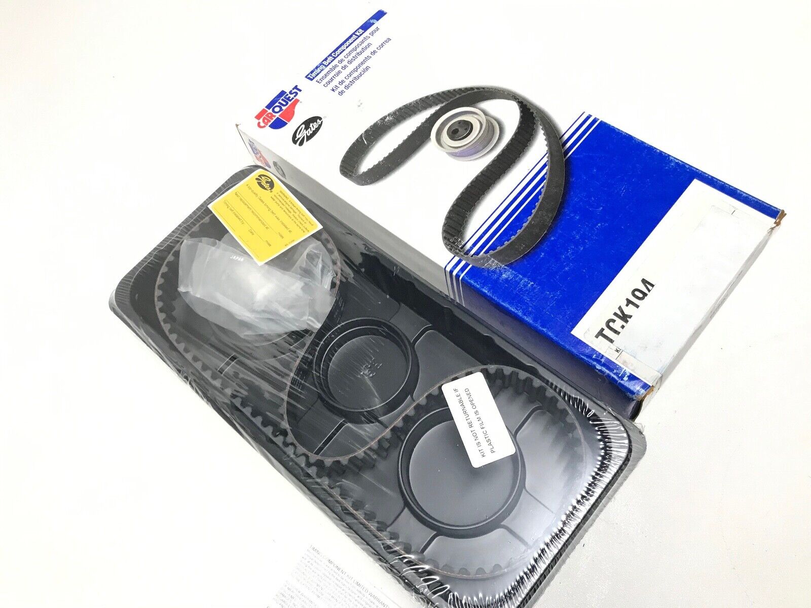 Engine Timing Belt Kit-Timing Belt Kit w/o Seals CARQUEST 95194K1 / TCK194 - HotCarParts