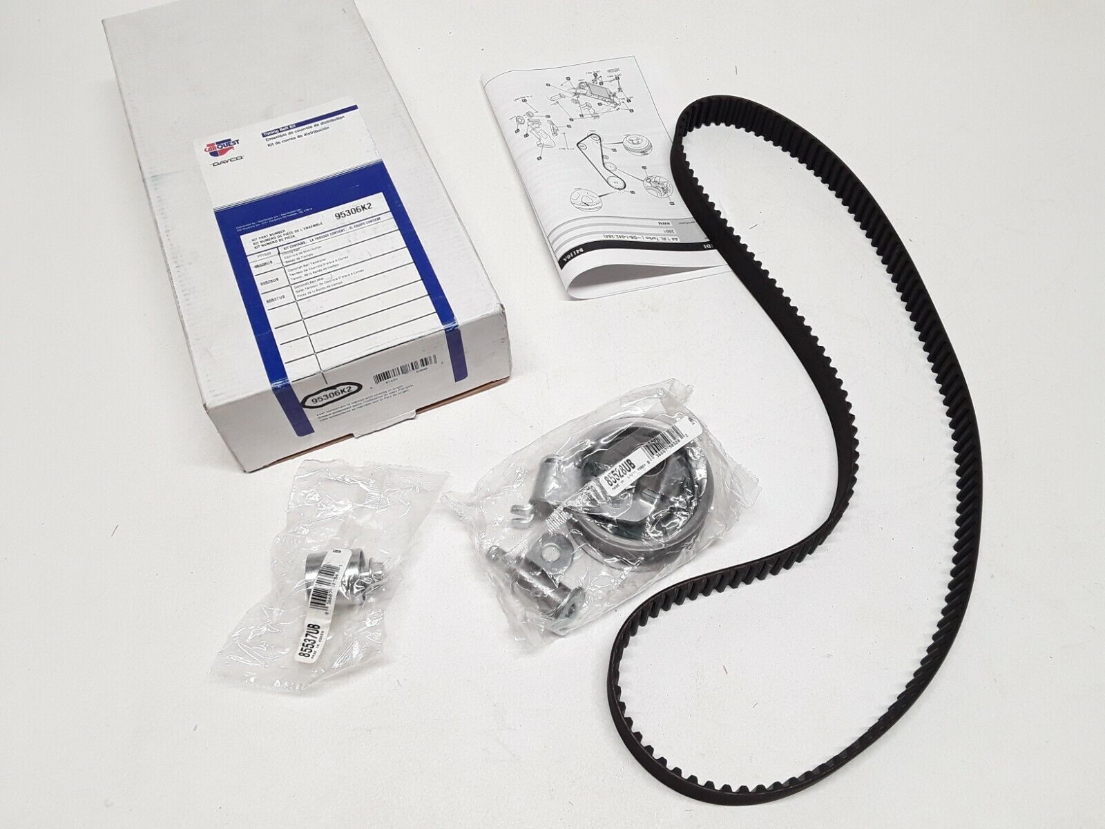 Engine Timing Belt Kit-w/o Water Pump Dayco 95306K2 fits Audi fits Volkswagen - HotCarParts