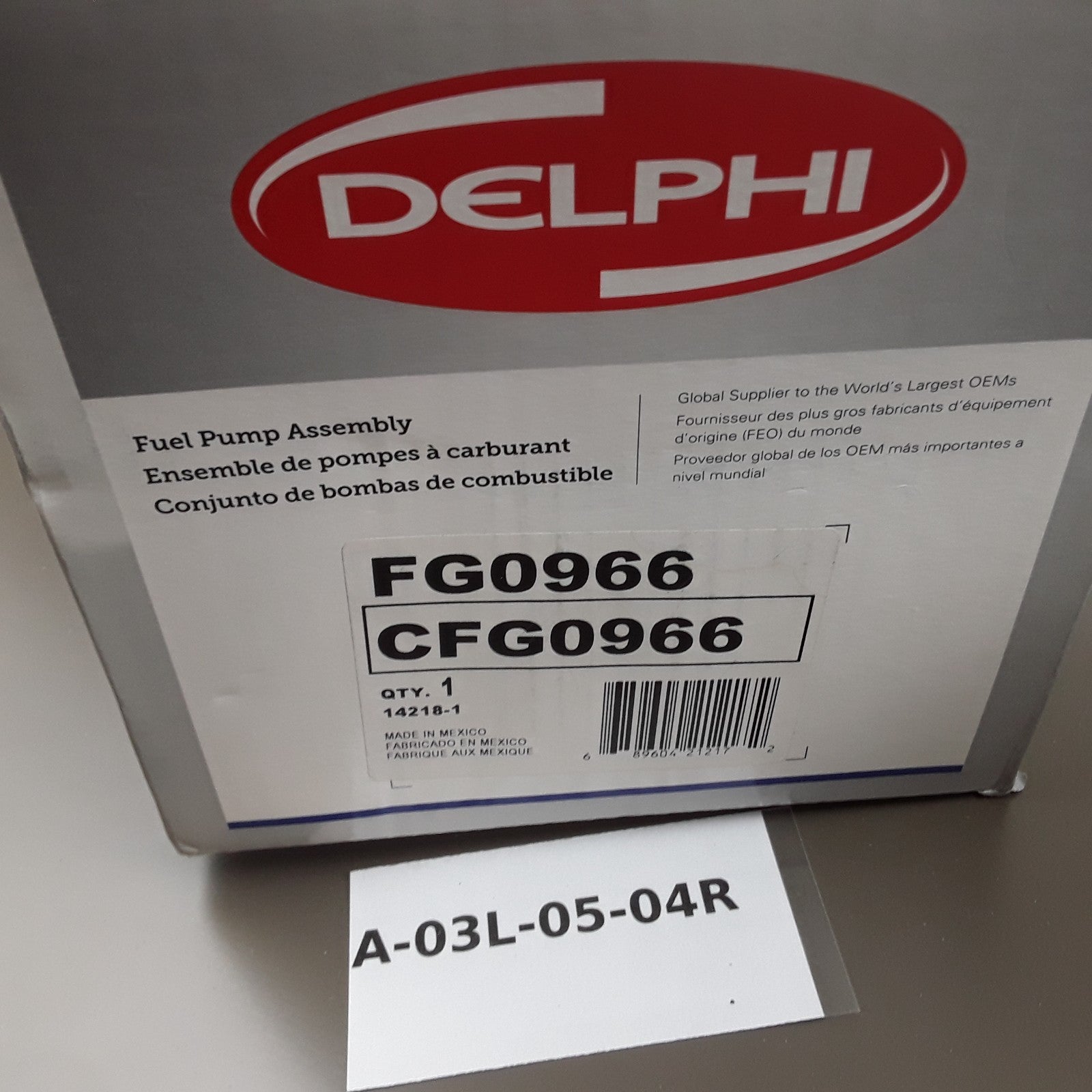 Delphi FG0966 Fuel Pump Module Assembly Fits Mercury Sable Ford Taurus 2002-2003