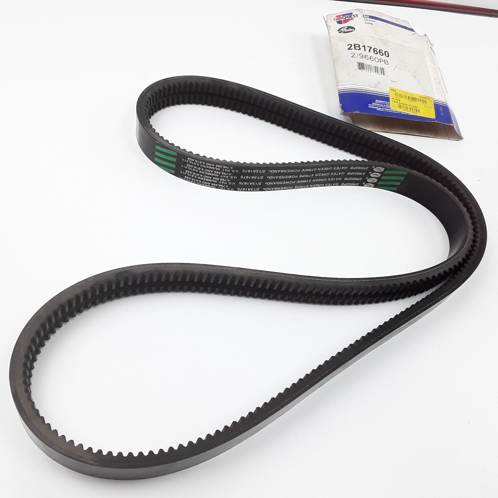 Gates 2/9660PB Drive Belt Fits Blue Bird Chevrolet GMC Peterbilt Mack 1983-1996