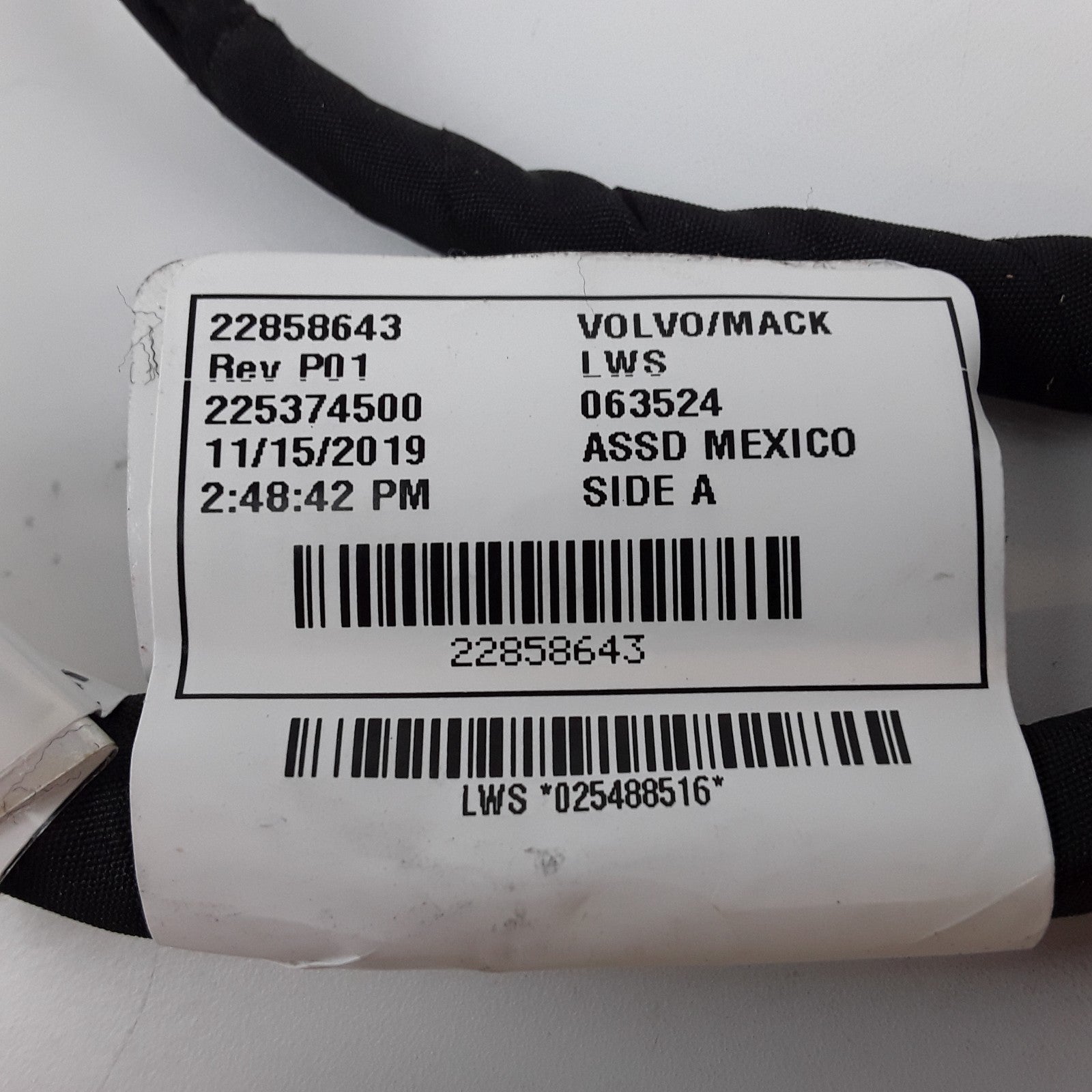 SCR Selective Catalytic Reduction Wire Wiring Harness For Volvo VNL VNM Series