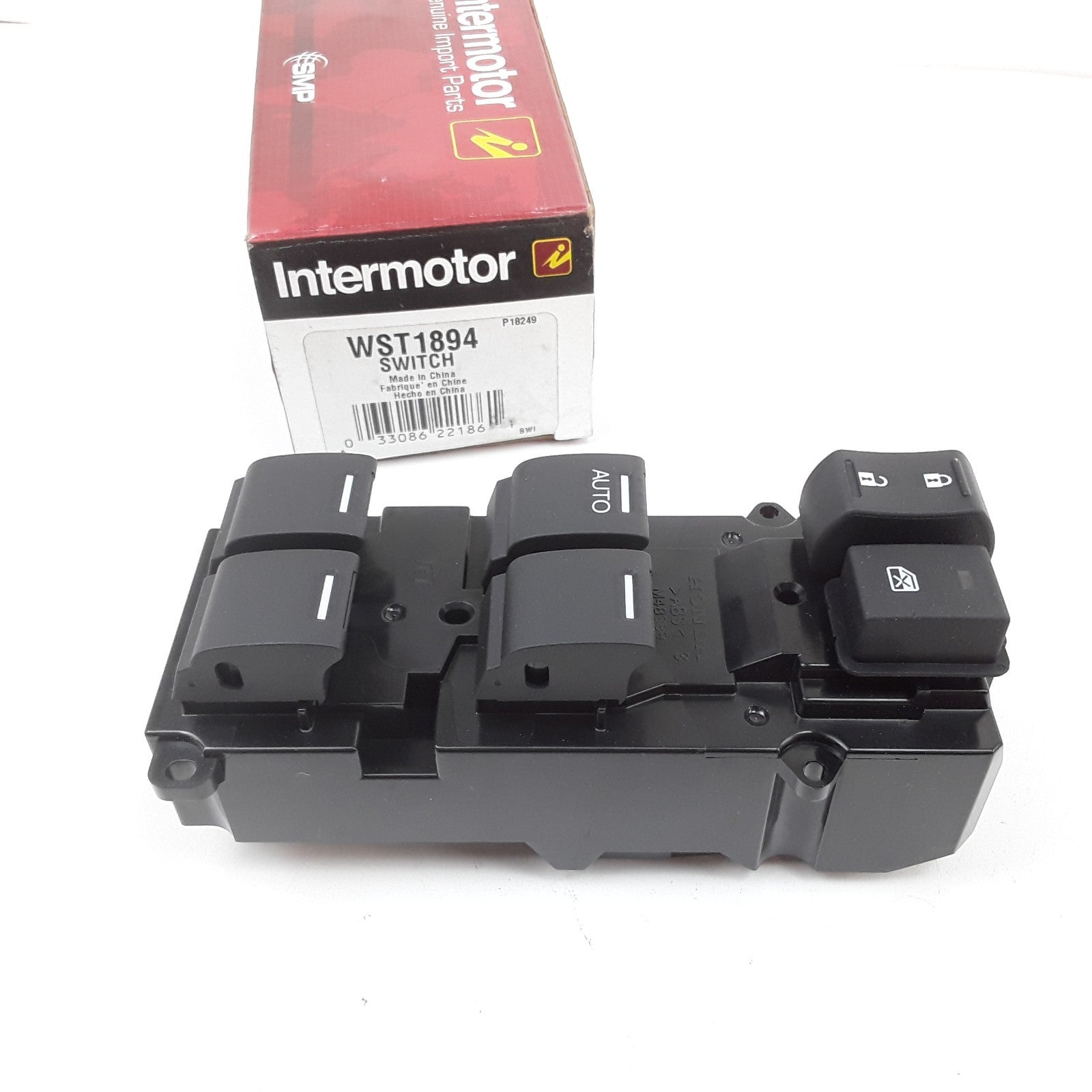Intermotor WST1894 Front Left Power Window Switch Fits Honda Civic (2014-2015)