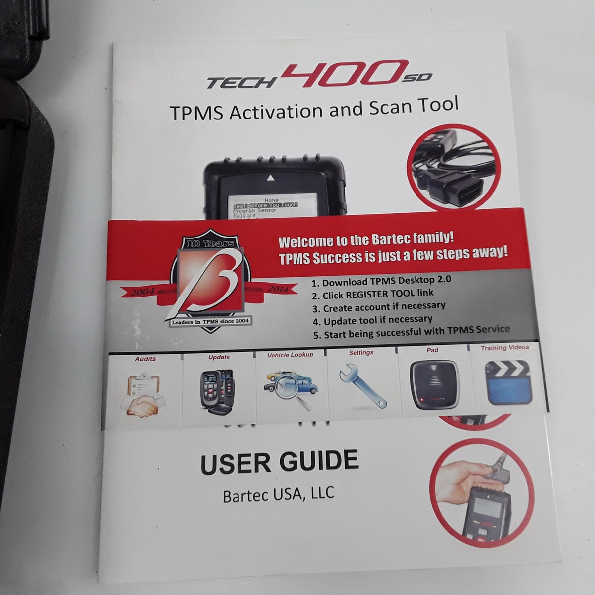 Bartec Tech400SD TPMS Diagnostic Tire Pressure Monitoring System Tool WRT400SD