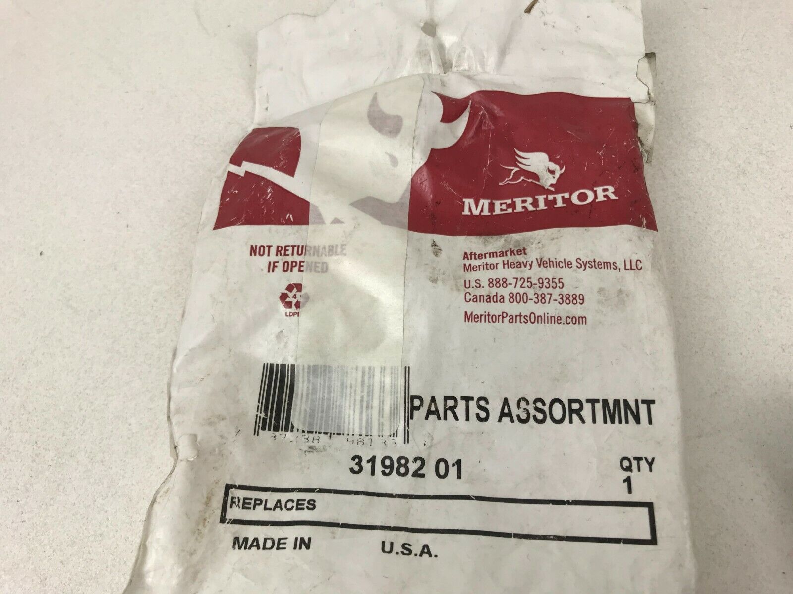 OEM Meritor 3198201 Meritor Genuine Tire Inflation System - Service Kit FAST SHI - HotCarParts