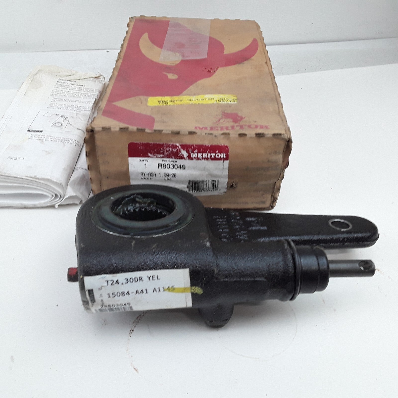 Air Brake Automatic Slack Adjuster 1.50" Spline Dia. 28 Splines 5.50" Arm Length