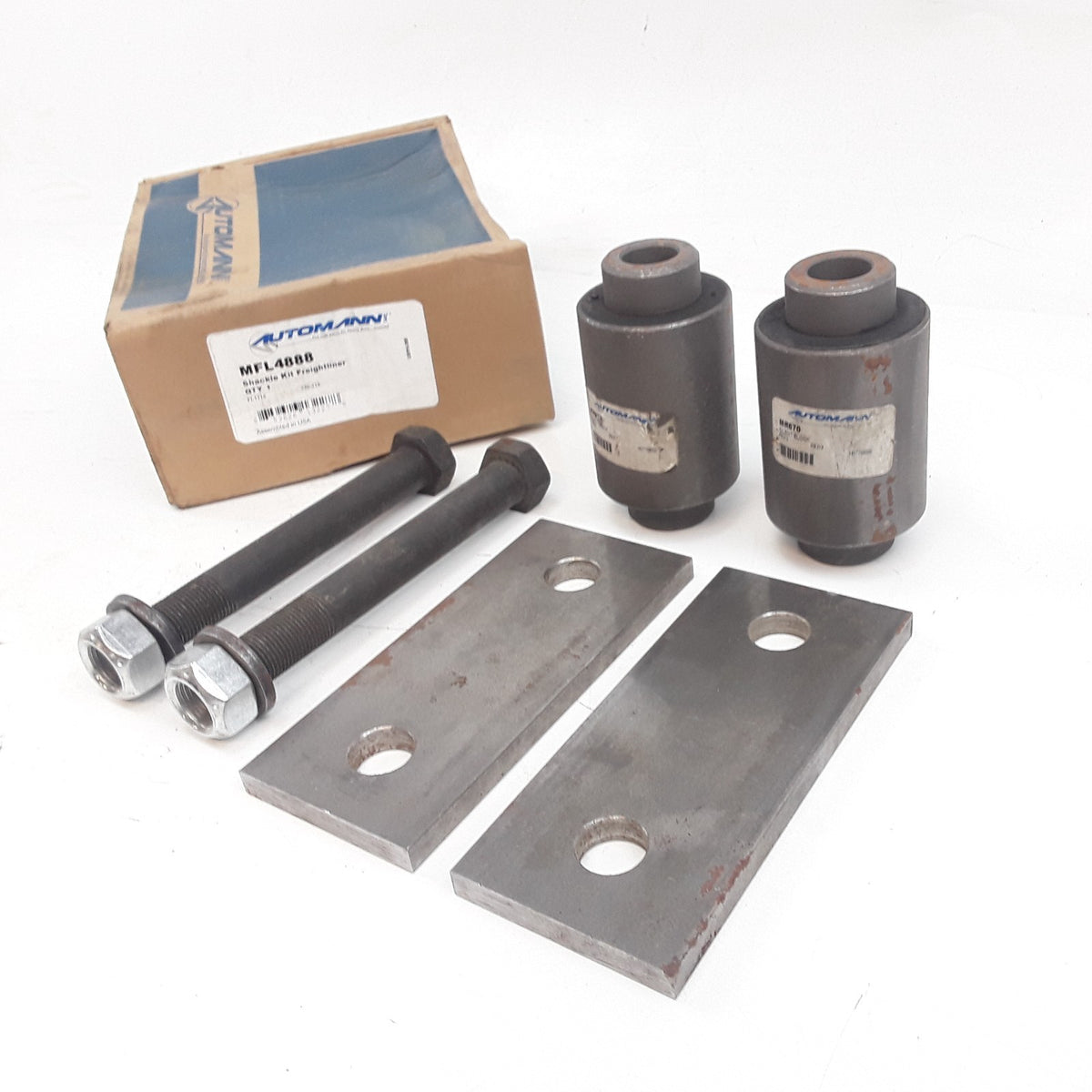Automann MFL4888 Front Leaf Spring Shackle Kit Fits Freightliner Trucks 330-218