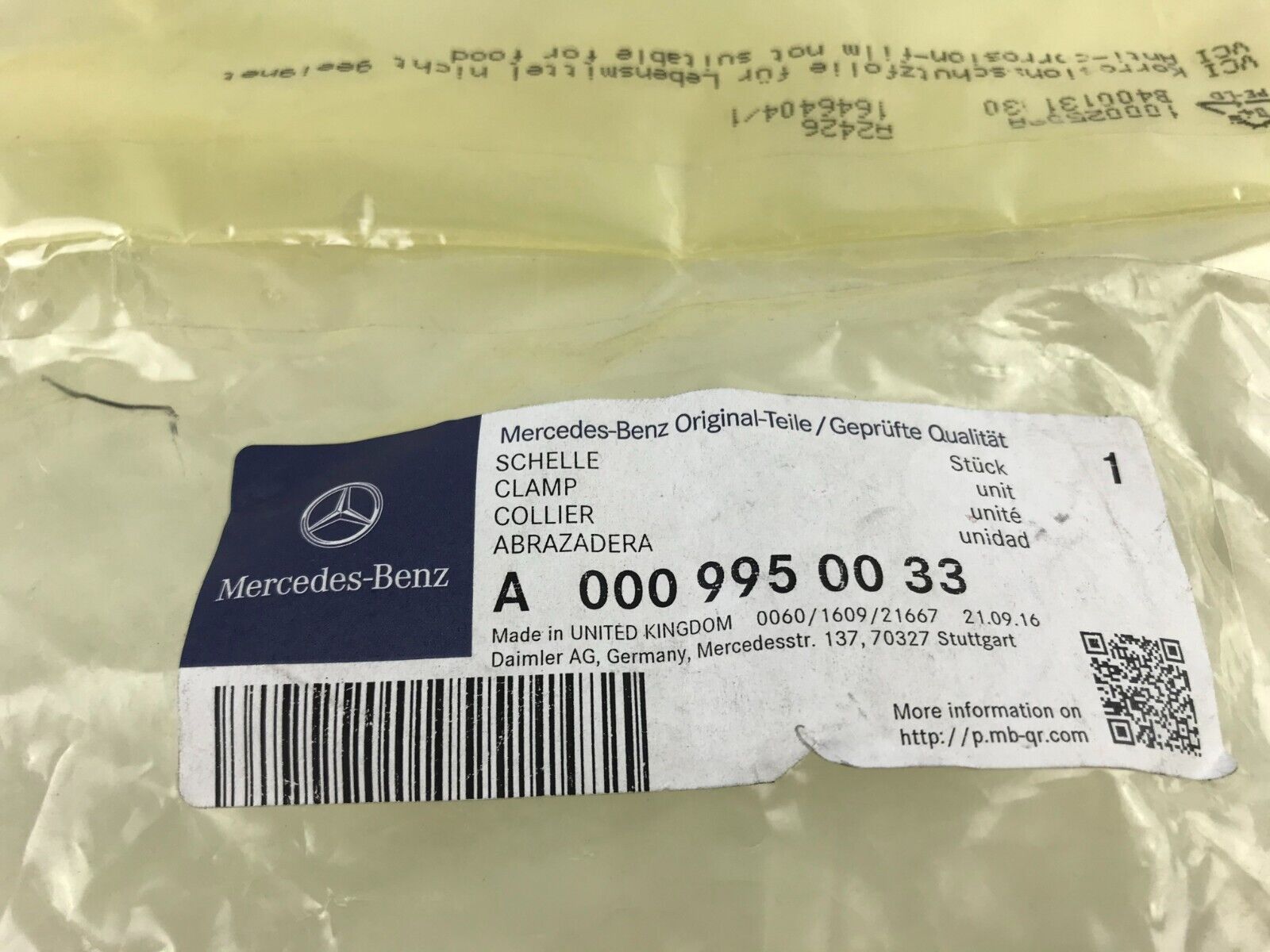 GENUINE OEM Mercedes-Benz Muffler CLAMP A0009950033 DDEA0009950033 FAST SHIPPING - HotCarParts