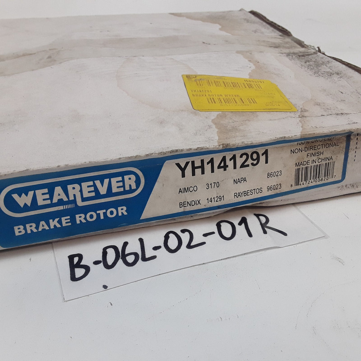 Wearever YH141291 Brake Disc Fits Dodge Plymouth Hyundai Mitsubishi (1979-1988)