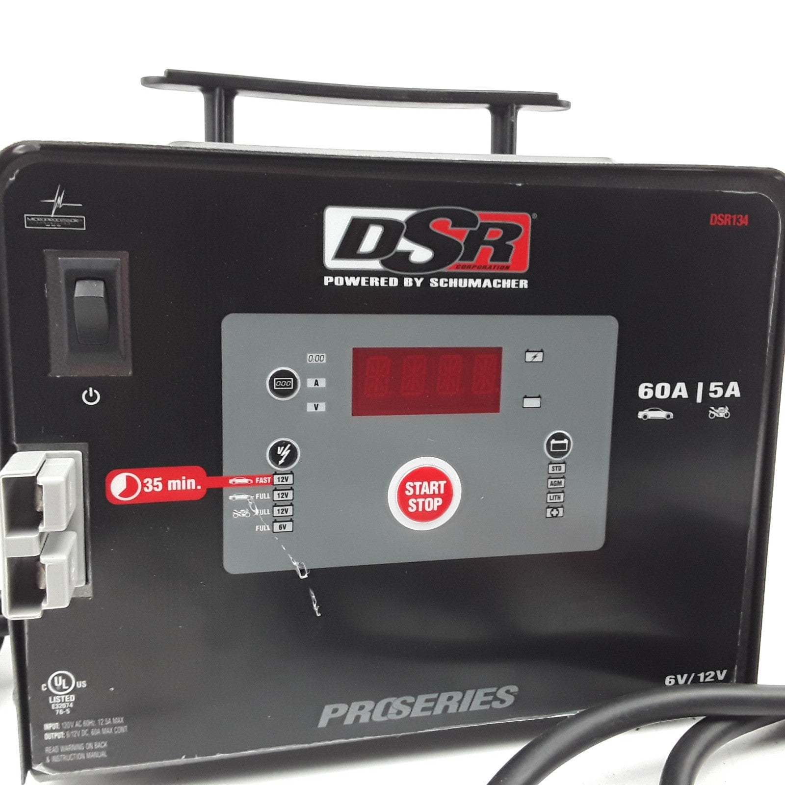 Fast Battery Charger 12V 60A Schumacher Electric DSR134 Professional Grade Rapid