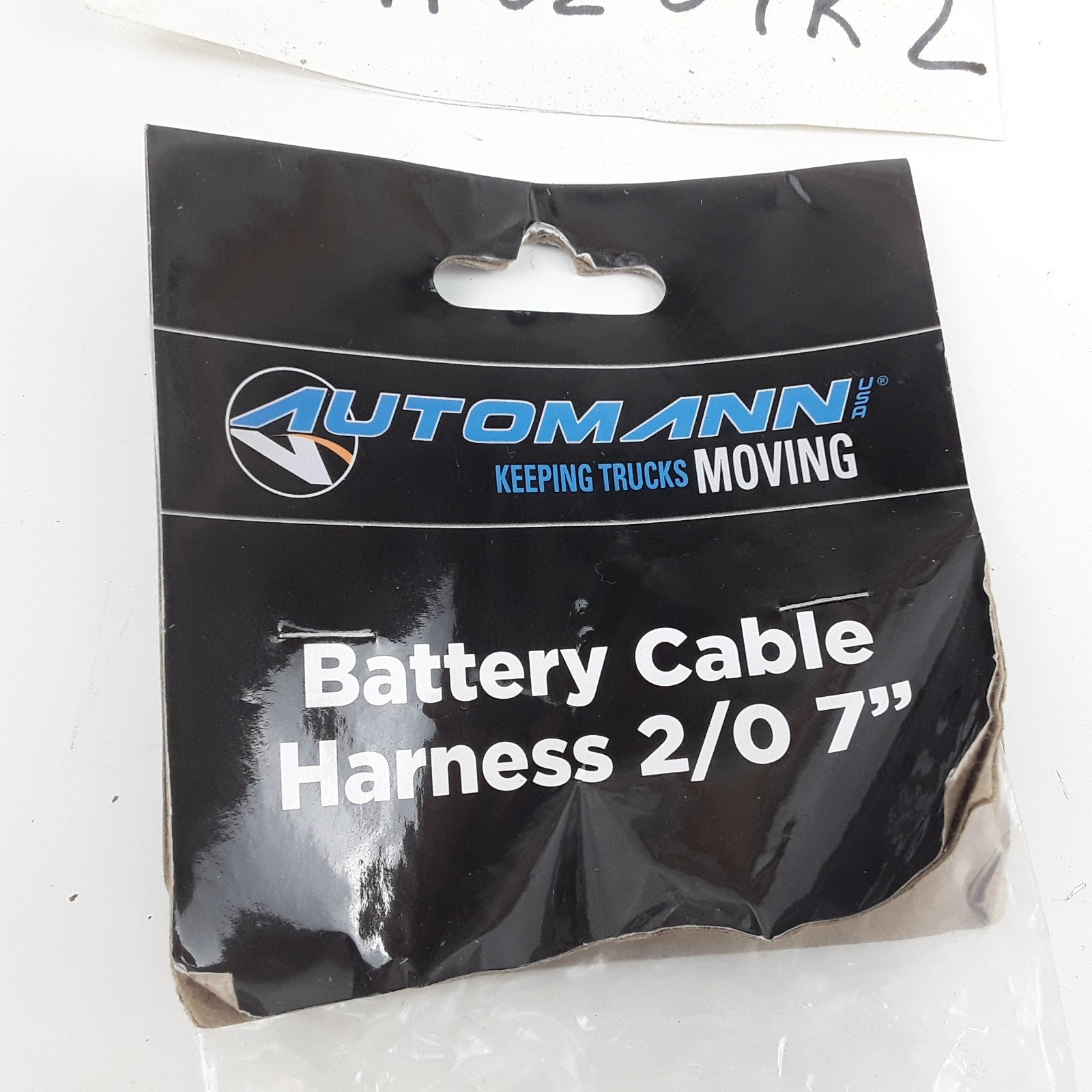 Automann 178.2013RD Battery Harness Cable Assembly 2/0 7" Red