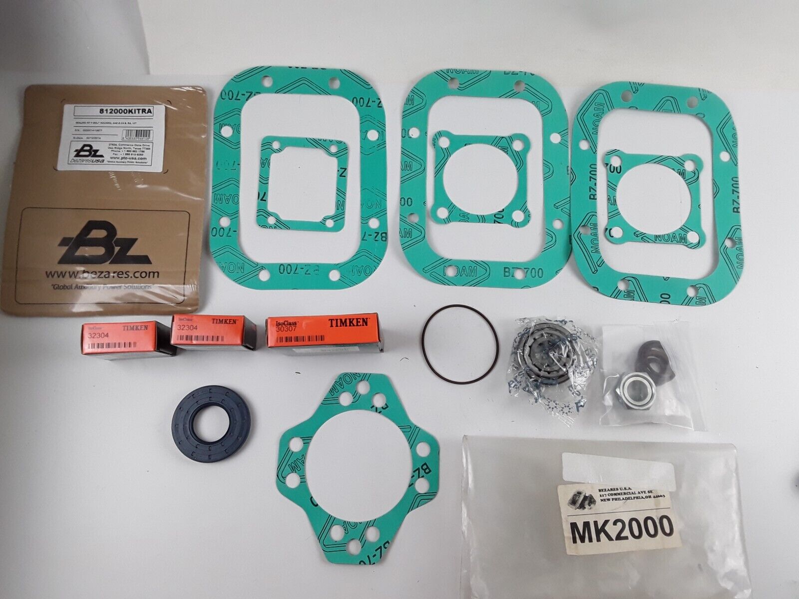 BEZARES USA MK2000 - RA-MASTER BEARING 32304 & 30307 AND SEAL KIT 812000KITRA - HotCarParts