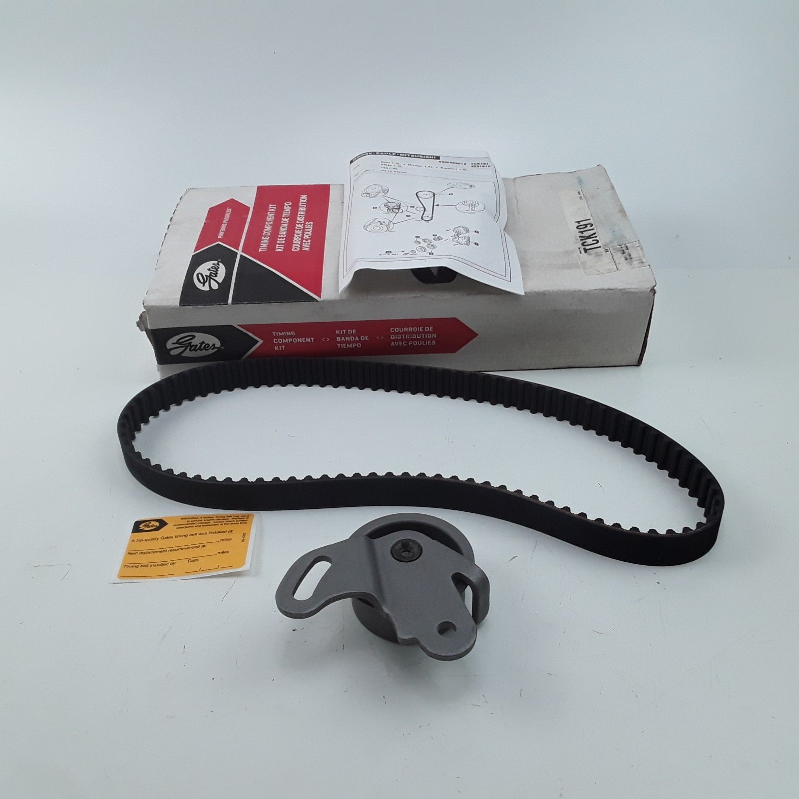 Engine Timing Belt Component Kit Fits Dodge Colt 1992-1995 Eagle Summit 1991-96