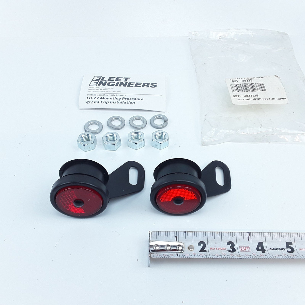 Fleet Engineering 031-00273 Mounting HDWR Caps Fits Heavy Duty Trucks