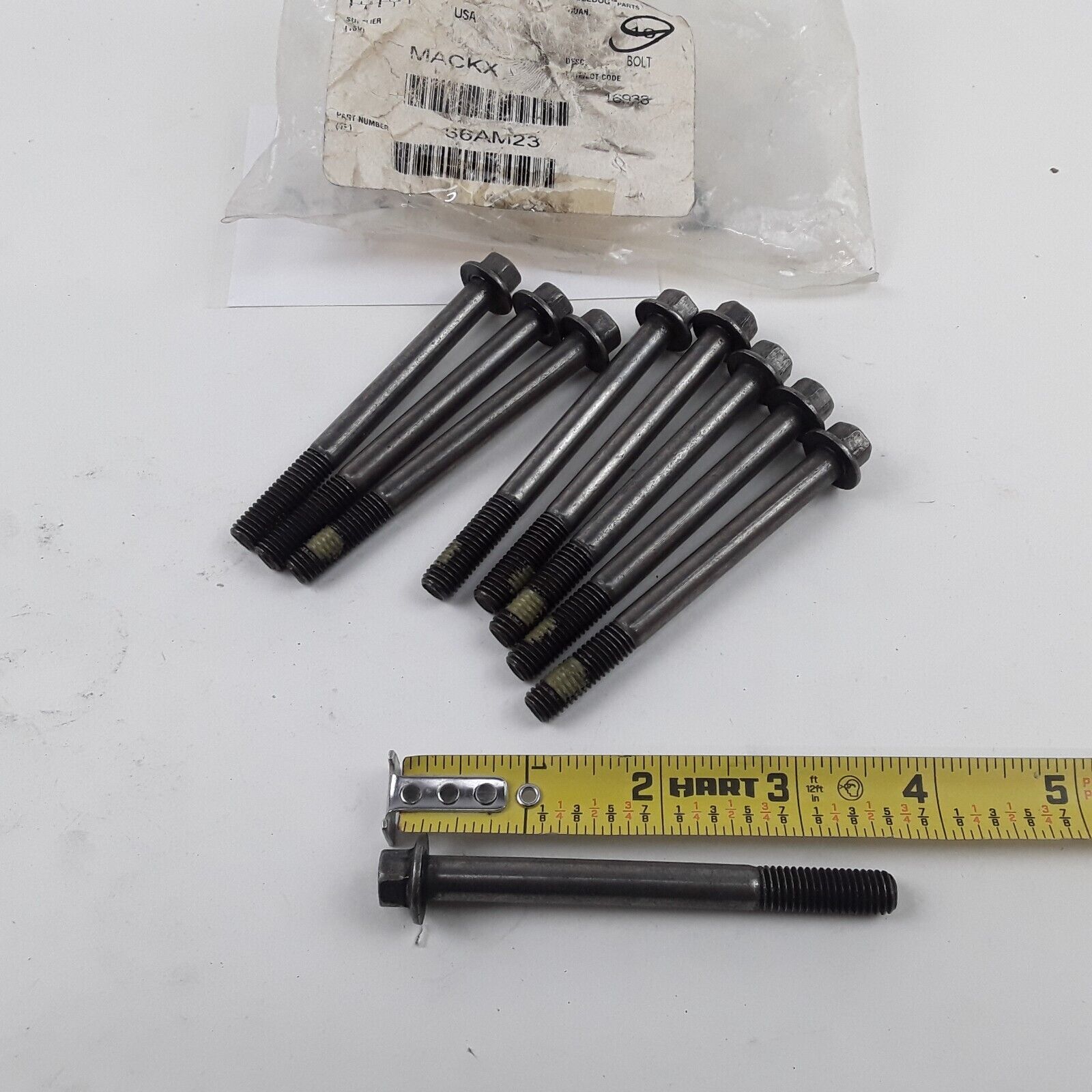 9 PCS OEM Mack 25106948, 66AM23 Flange Screw Fast Free Shipping