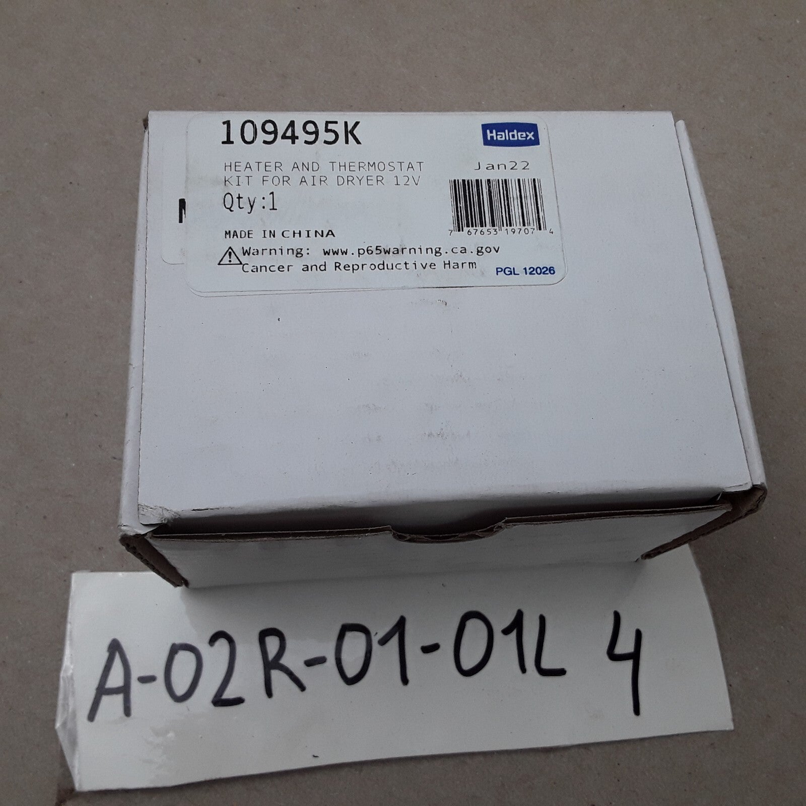 Haldex 109495K Air Brake Dryer Heater For Bendix AD-IP, AD-SP AD-IS Air Dryer