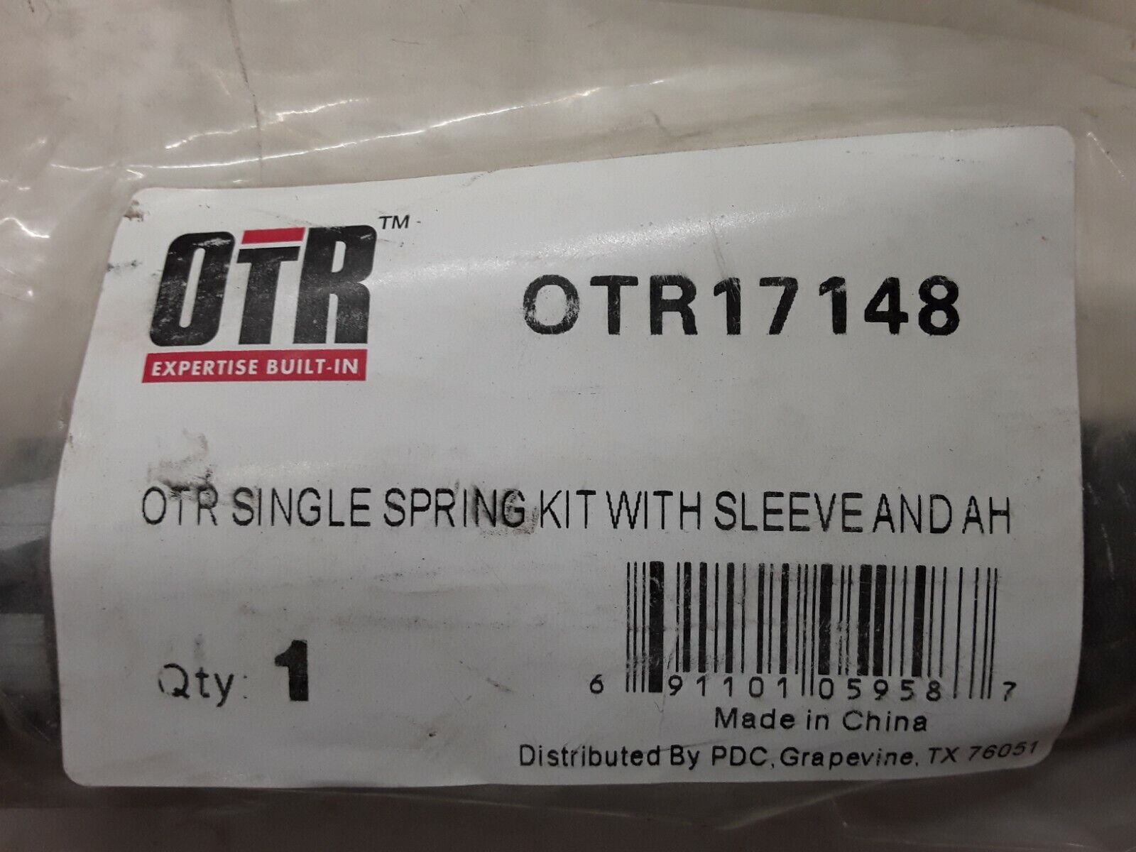 OTR17148 OTR SINGLE SPRING TENDER KIT WITH SLEEVE AND AH FAST FREE SHIPPING - HotCarParts