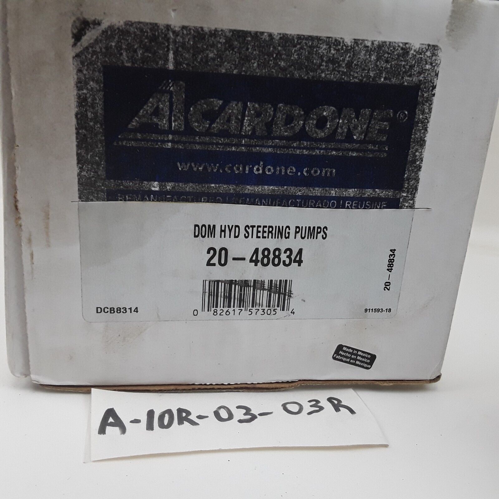 Cardone 20-48834 Power Steering Pump Cast Iron O-Ring For Saturn 2000 2001 2002