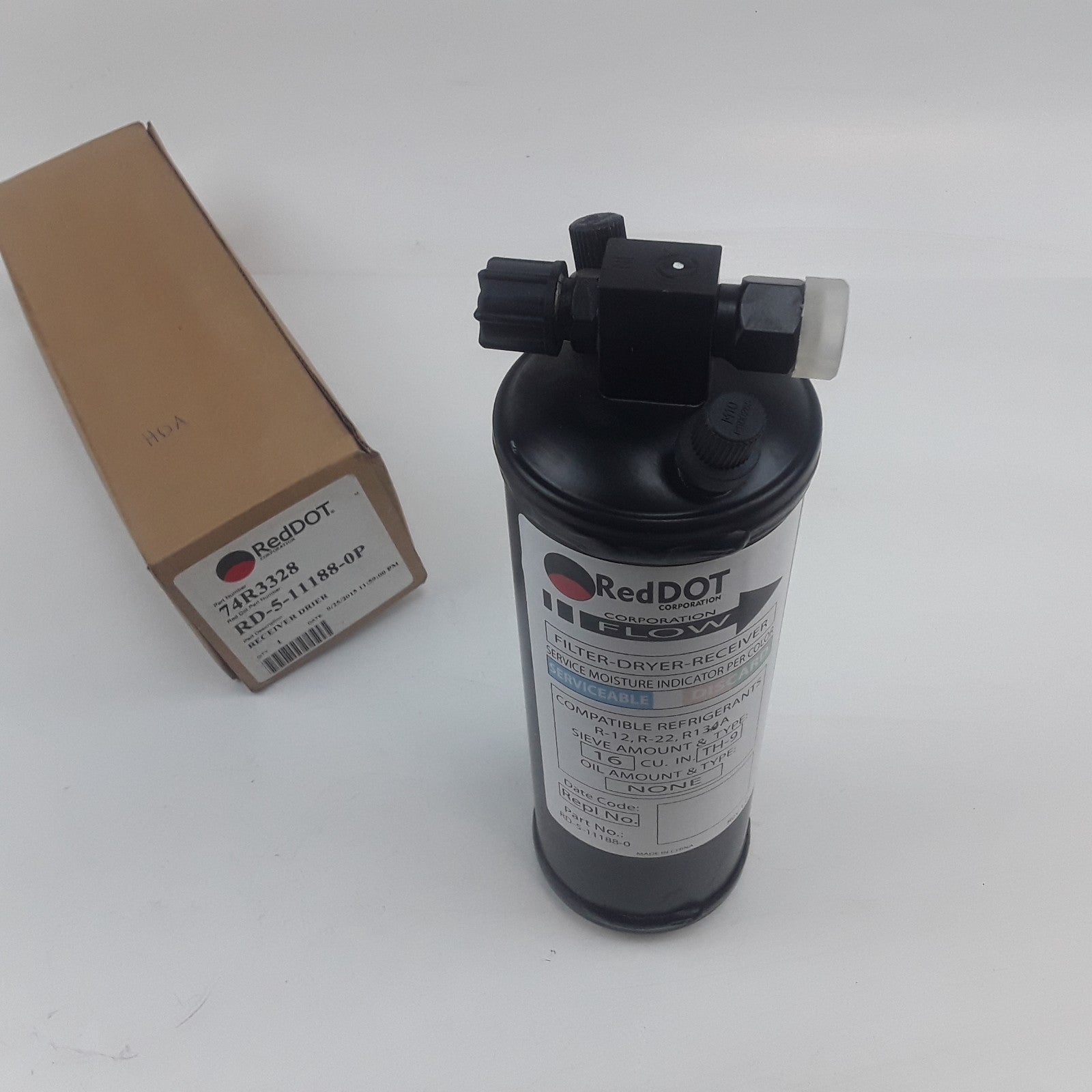 Steel Filter Drier Fits Freightliner FL70 FL60 FL80 FL50 FL112 FL106 (1994-2003)