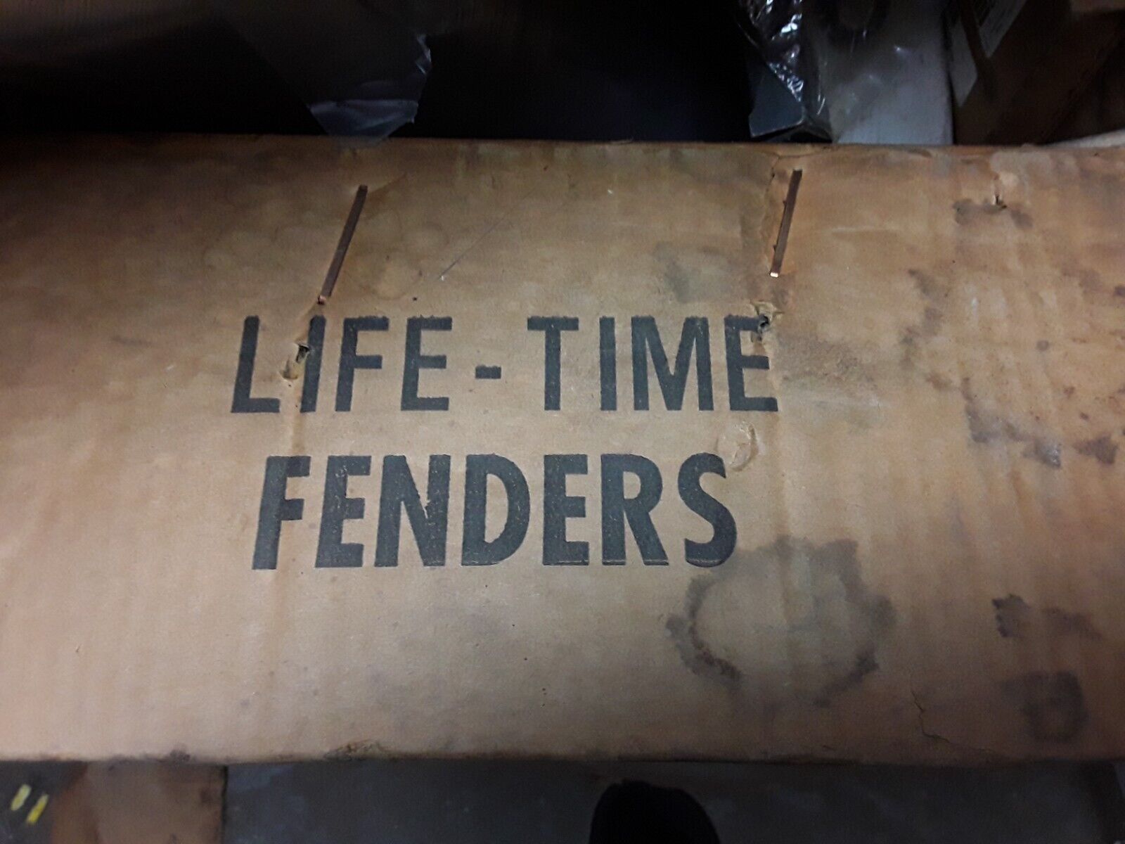 GENUINE Life-Time Pair Set Truck Fenders Black Rubber 22 x 24 inch made in USA - HotCarParts