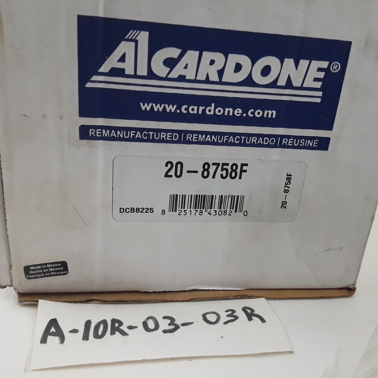 Cardone 20-8758F Power Steering Pump Hydraulic Fits For Chevrolet GMC 2001-2007