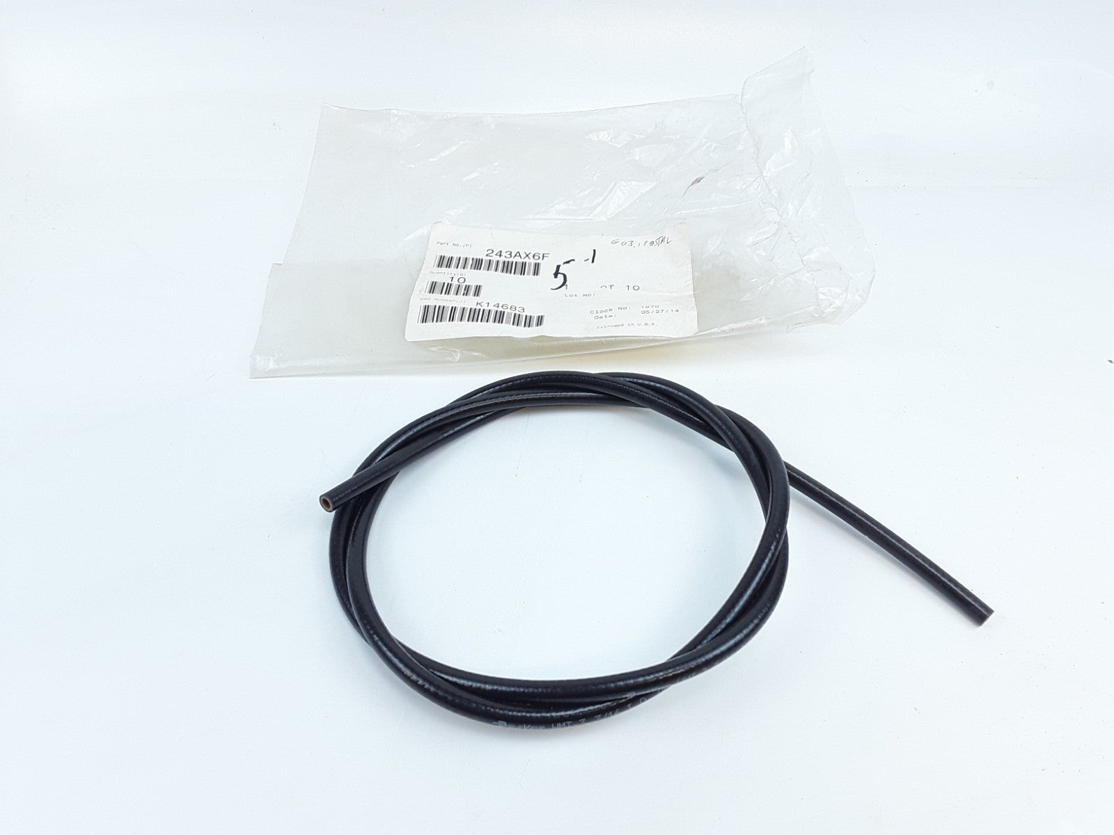Mack 243AX6F Fuel Return Hose Assembly 3/16" I.D. X 10 Feet
