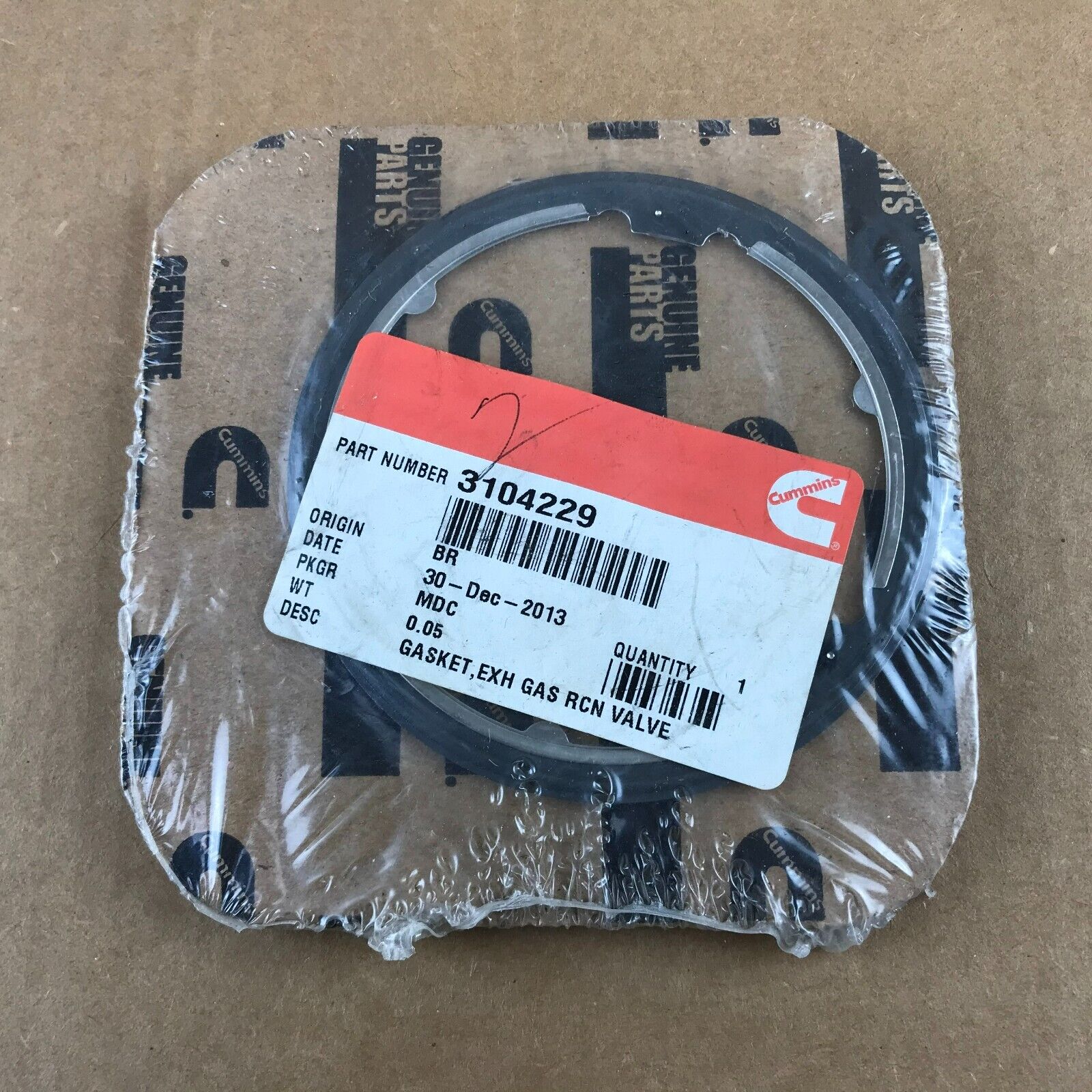GENUINE OEM Cummins 3104229 EGR VALVE GASKET FAST SHIPPING - HotCarParts
