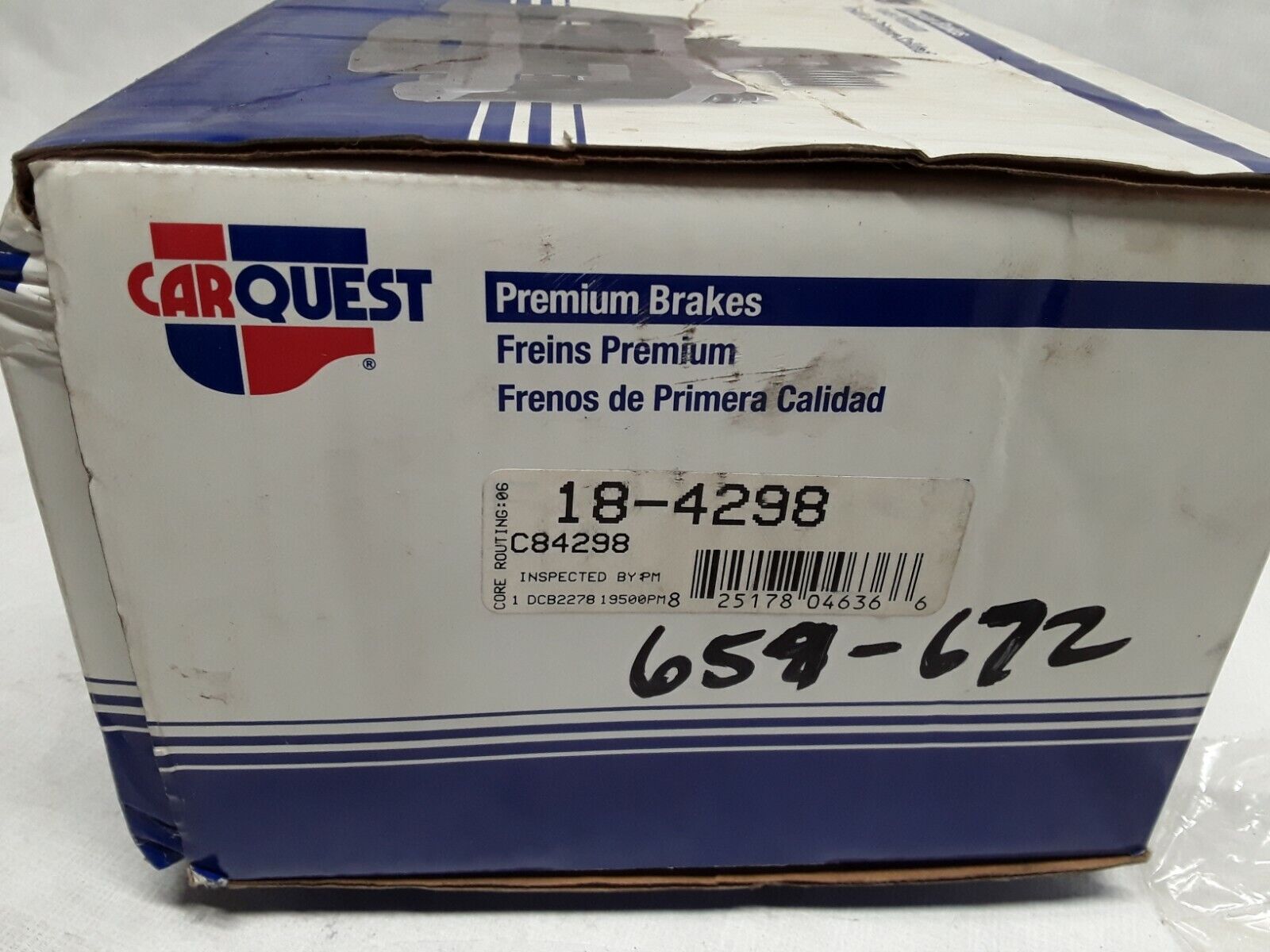 Disc Brake Caliper-Unloaded Caliper Front Left CARQUEST 18-4298 Reman FAST SHIPP - HotCarParts