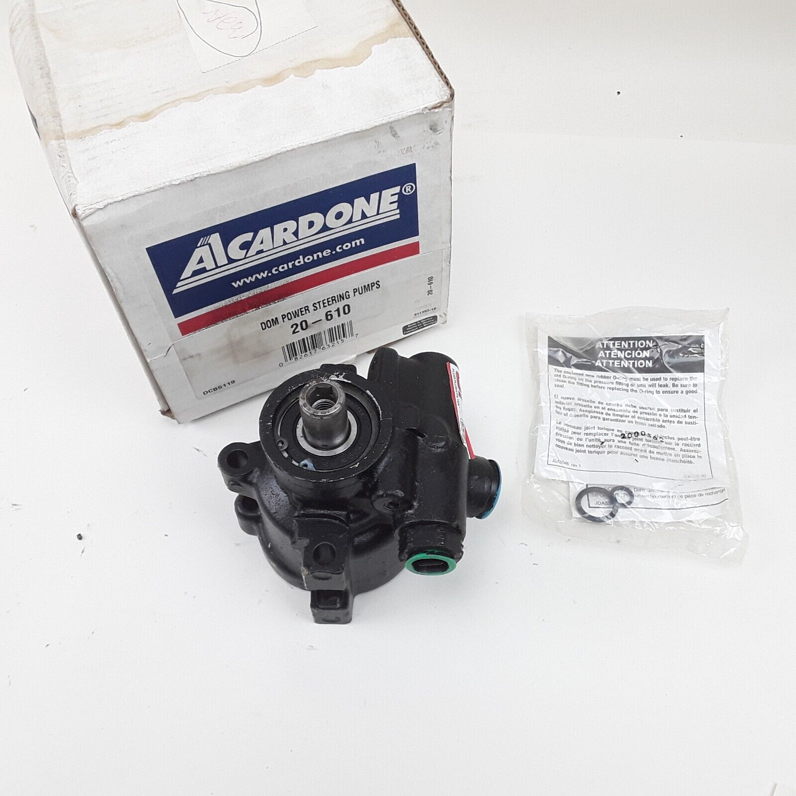 Cardone 20-610 Black Hydraulic Power Steering Pump For Jeep Liberty 2002-2006