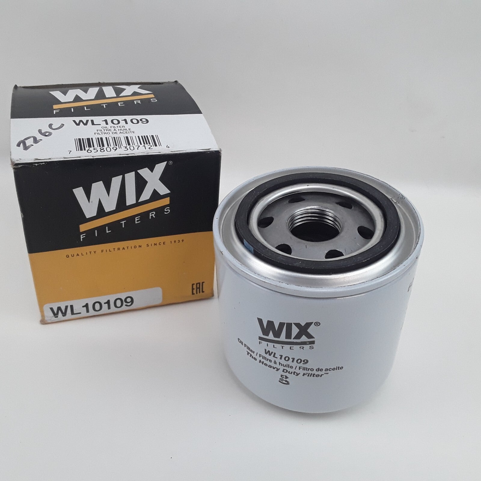 Spin-On Lube Engine Oil Filter Wix WL10109 For Bobcat Skid Steer Loaders