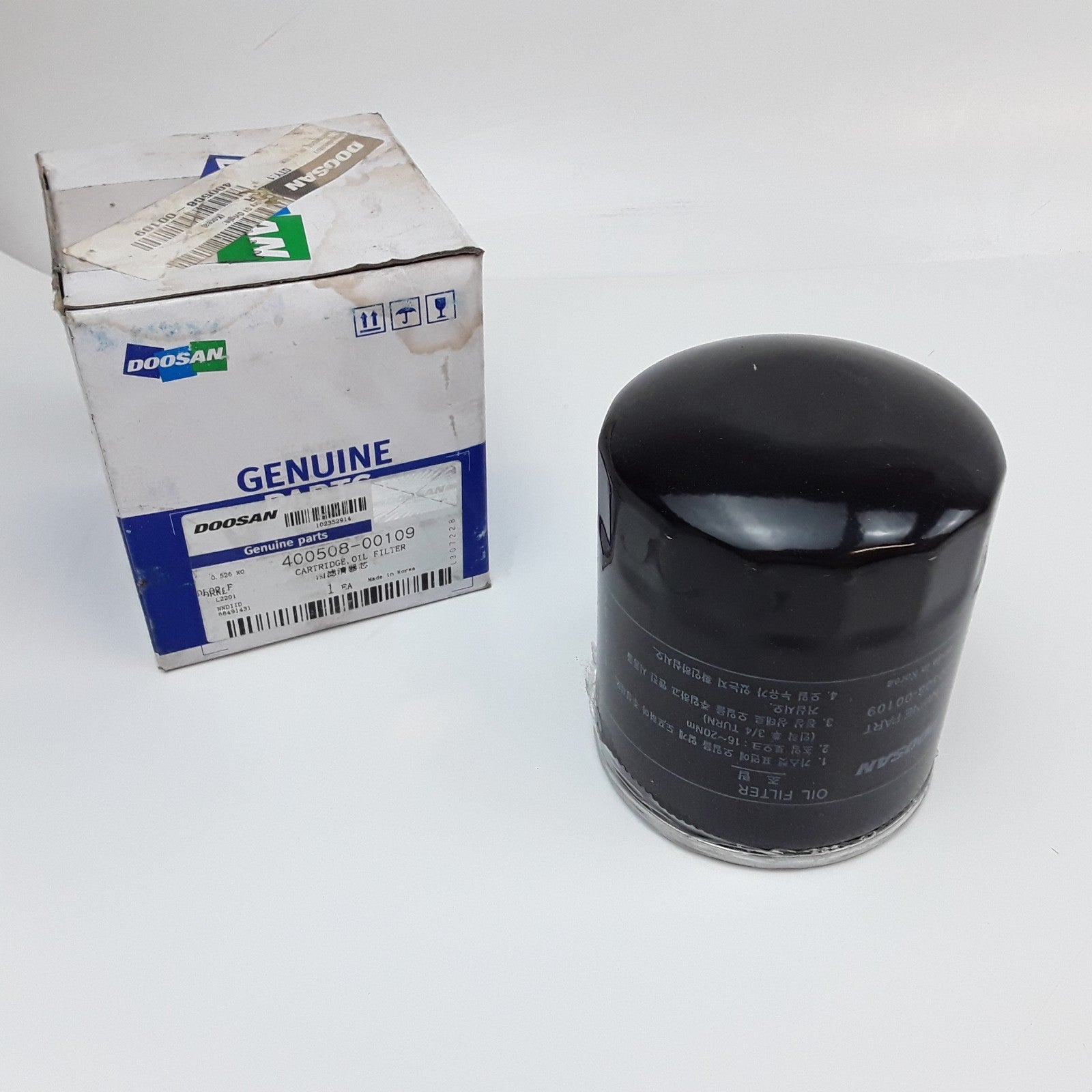 Doosan 400508-00109 Cartridge Oil Filter Assembly Heavy Duty High Performance