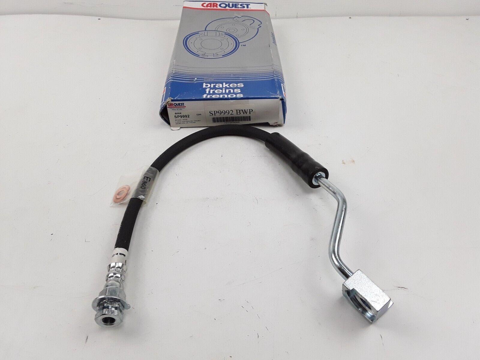 Front Right Passenger Side Brake Hose For Ford F-150 Bronco 1990 1991 1992 - HotCarParts