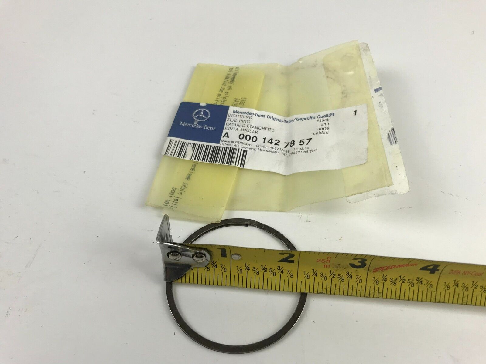 GENUINE Mercedes-Benz SEAL RING A0001427857 DDE-A0001427857 FAST SHIPPING - HotCarParts
