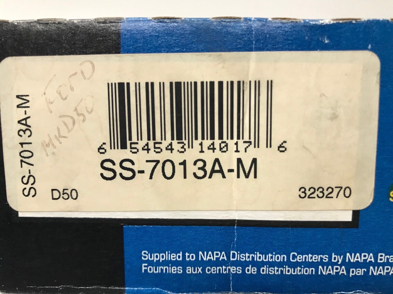 Disc Brake Pad Set-ThermoQuiet Disc Brake Pad Front NAPA SS-7013A-M / MX50 - HotCarParts