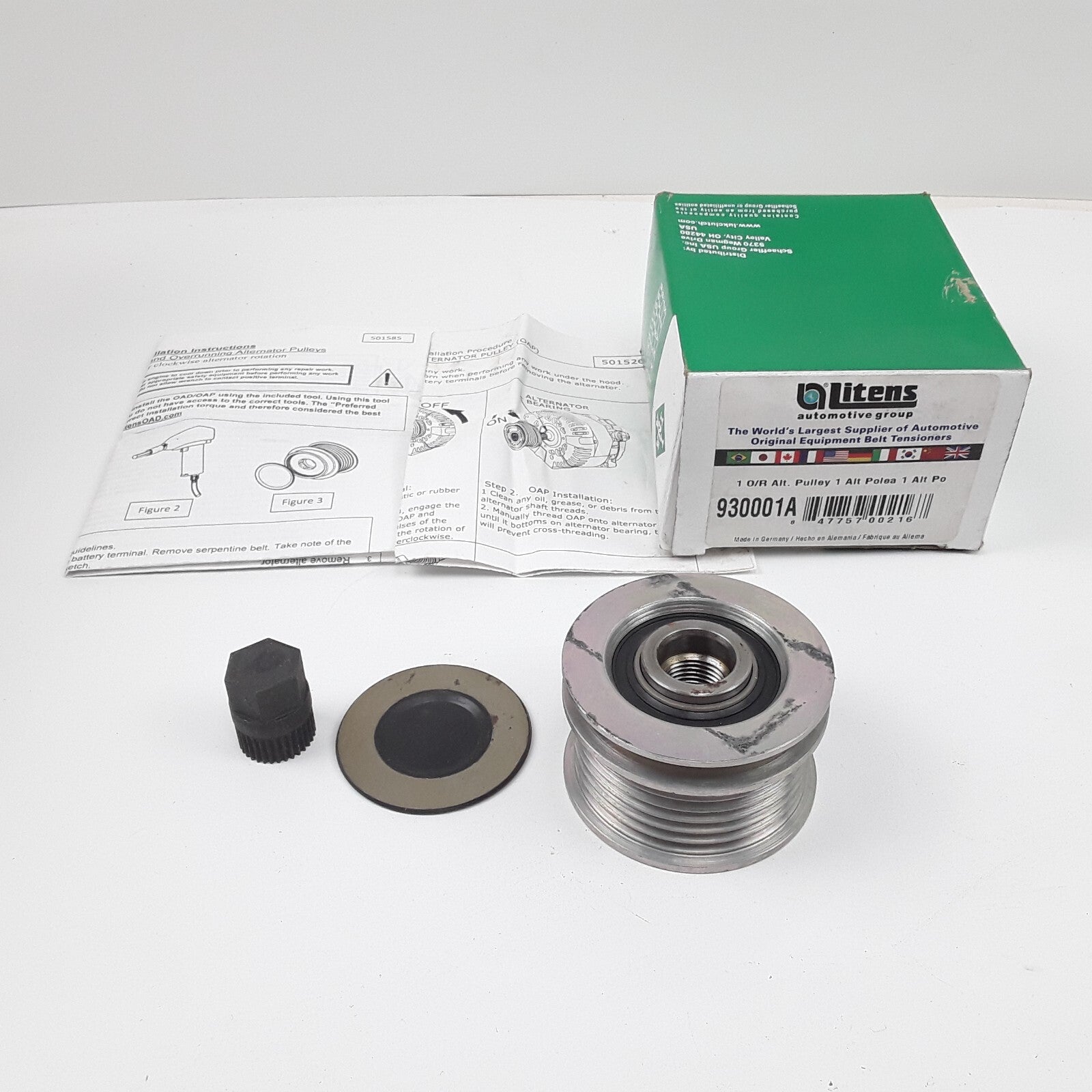 Alternator Clutch Pulley Litens 930001A Fits Mercedes E300 3.0L-L6 1996-1997