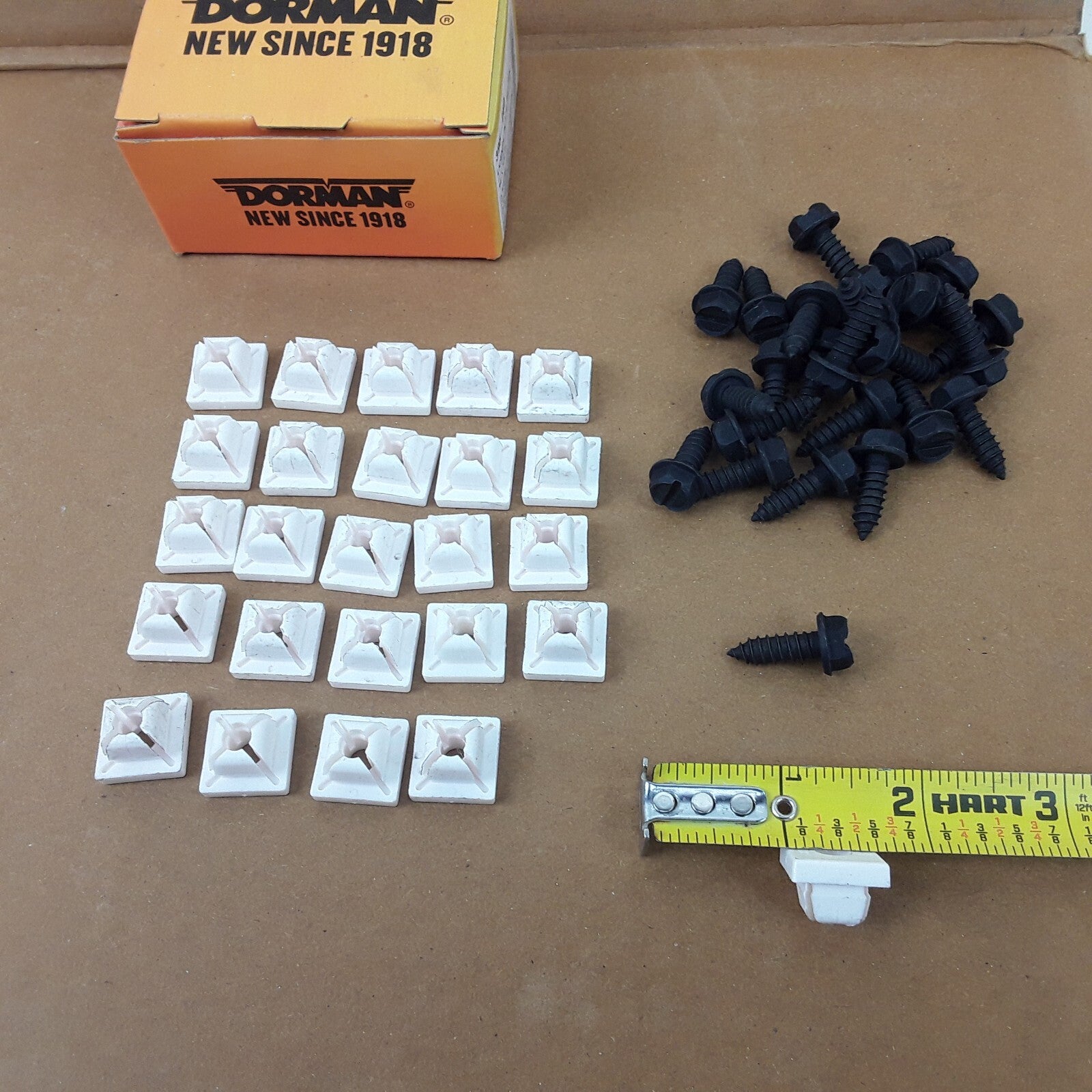 Direct replacement Car Truck License Plate Fasteners No. 14 x 3/4 In Pack of 25