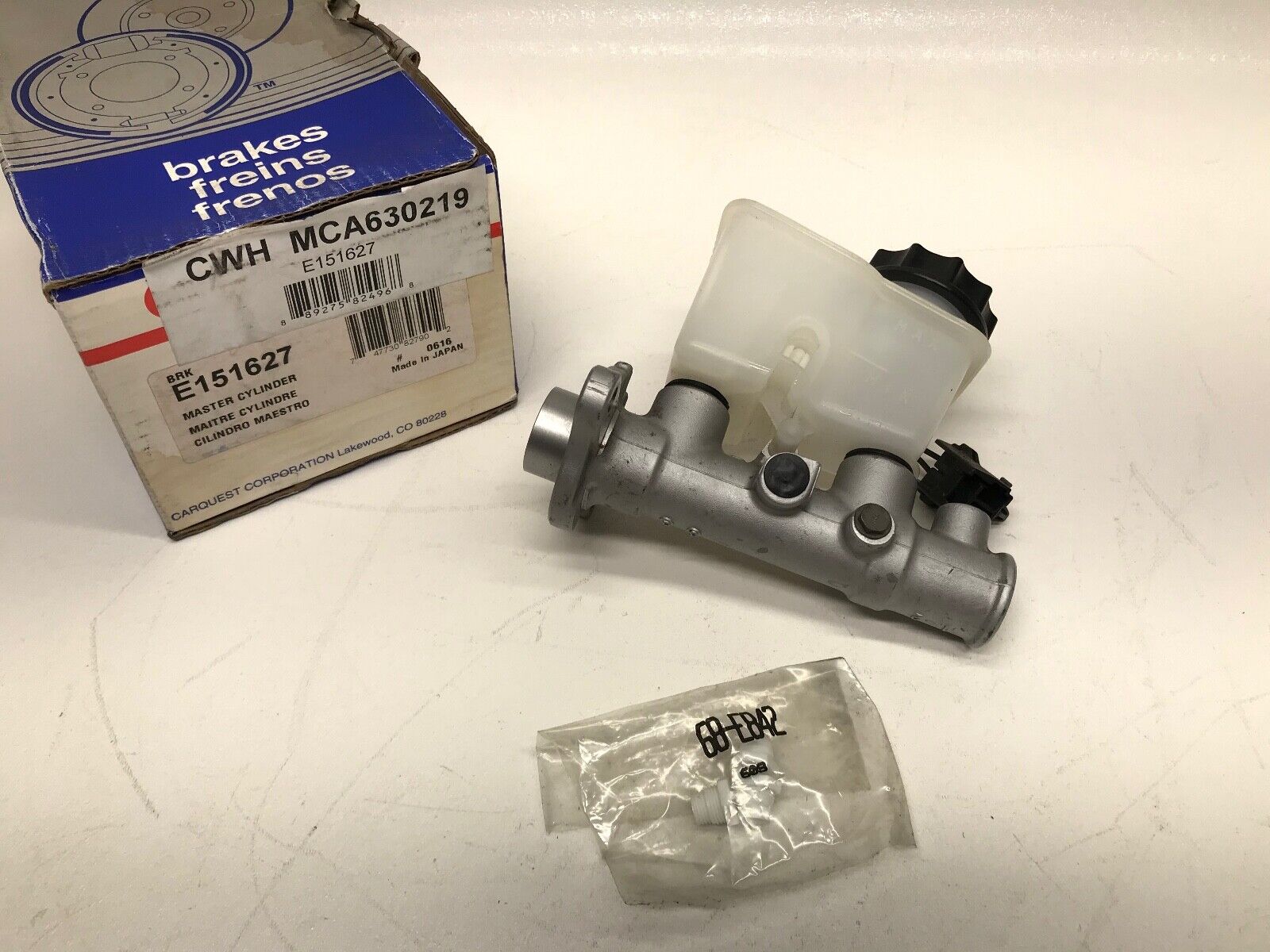 Brake Master Cylinder CARQUEST MCA630219 E151627 fits 99-01 Mazda Protege FAST S - HotCarParts