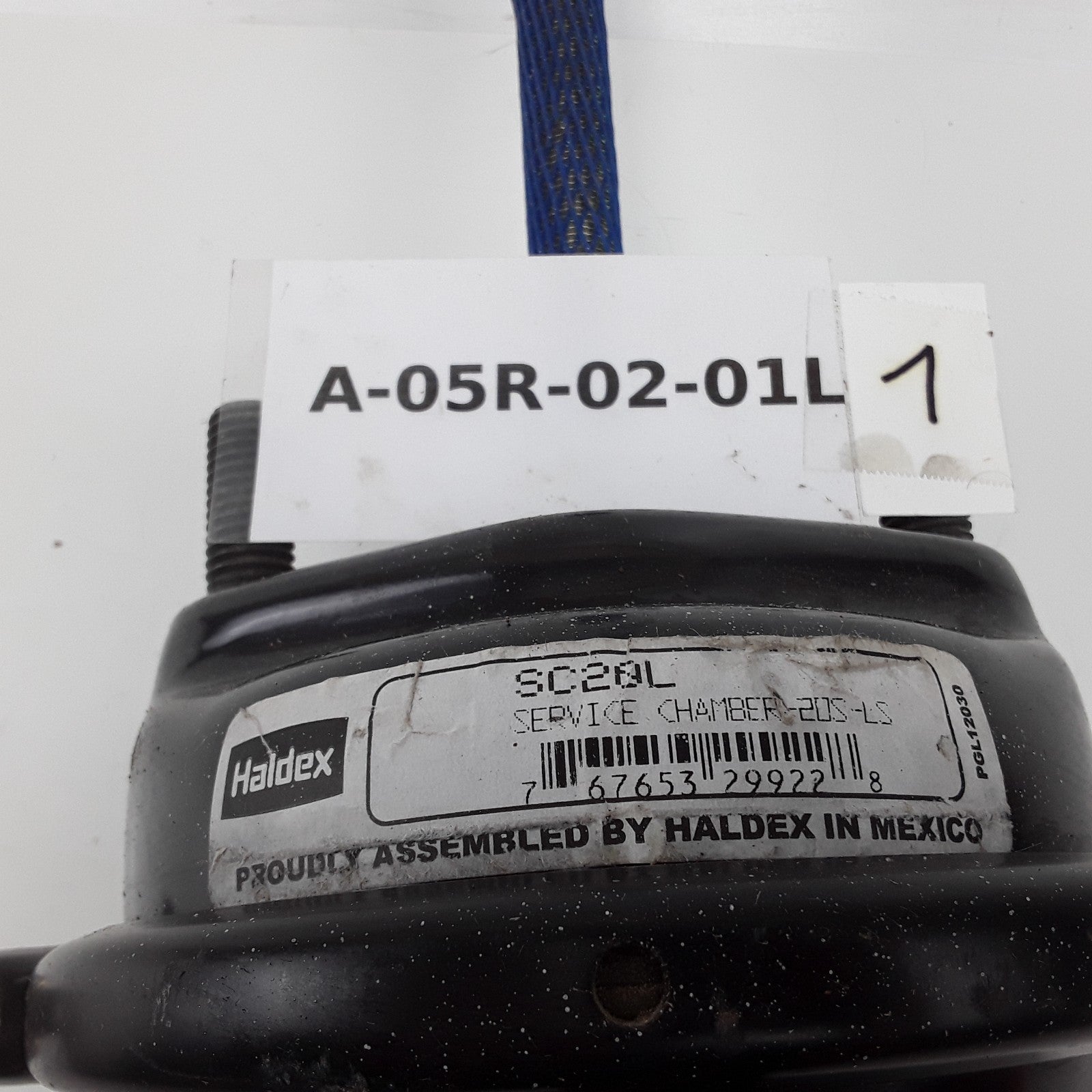 Haldex SC20L Air Brake Chamber Single Diaphragm 2.5 in For Long Stroke Size T20